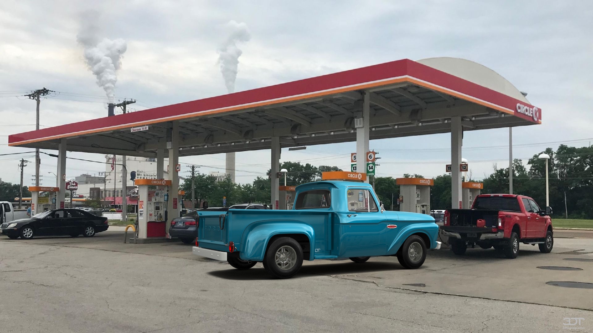 Ford F-100 Flareside 2 Door pickup truck 1961 Images