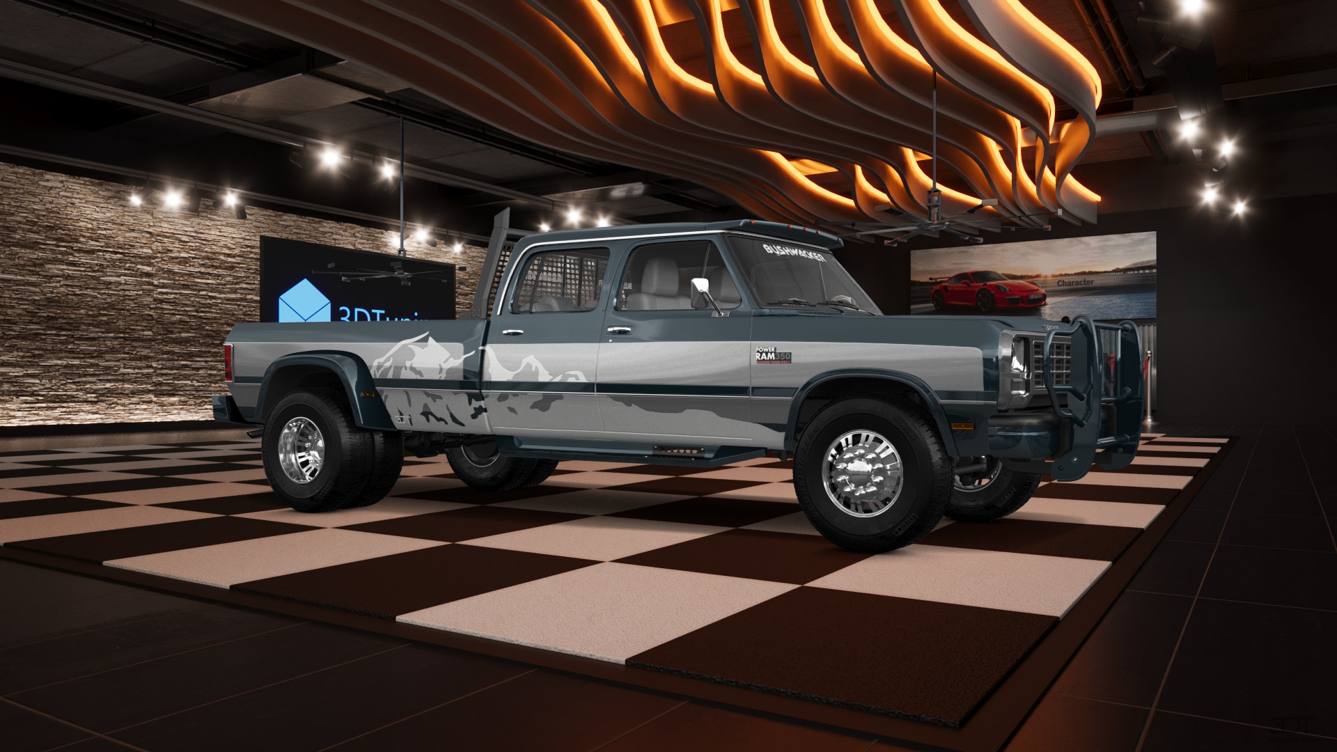 Dodge Ram 350 4 Door pickup truck 1991