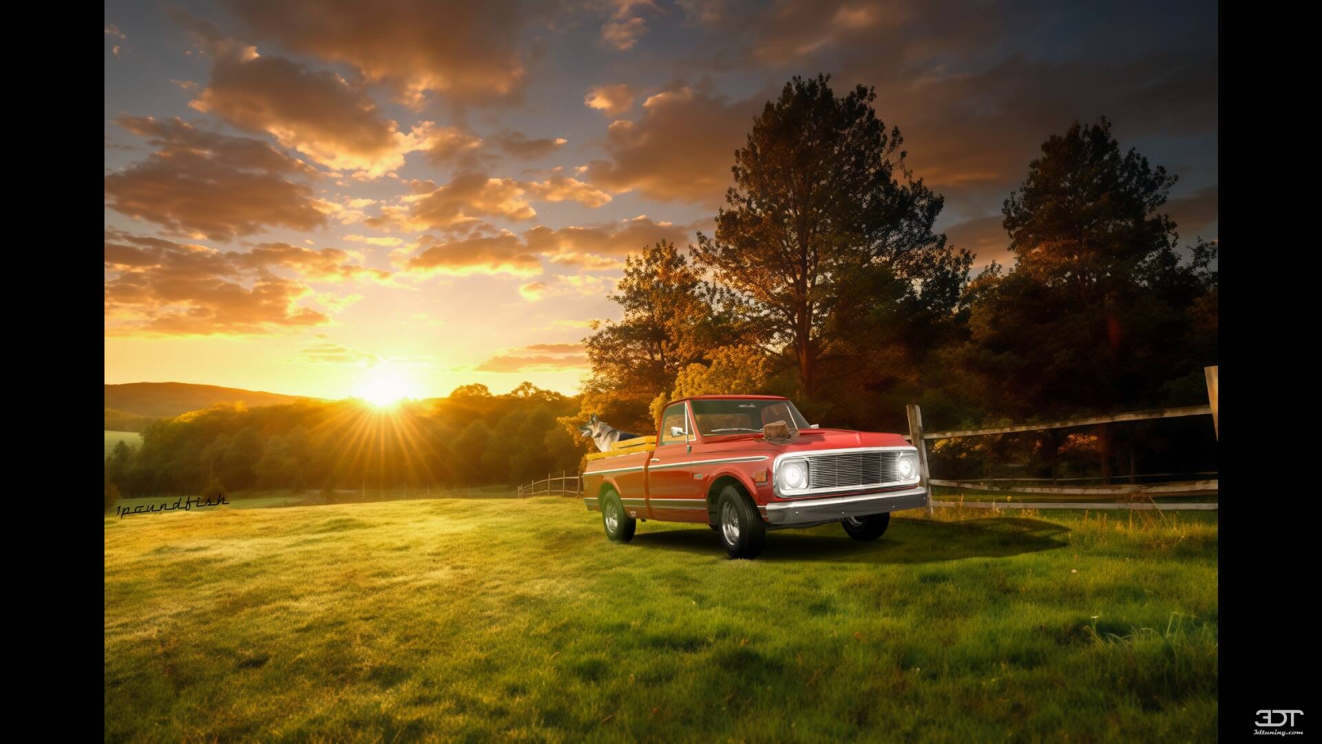 Tuning Chevrolet C-10 Cheyenne 2 Door pickup truck 1972