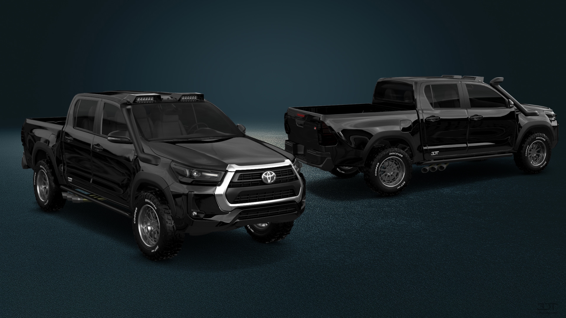 Toyota Hilux Double Cab 4 Door pickup truck 2015 tuning