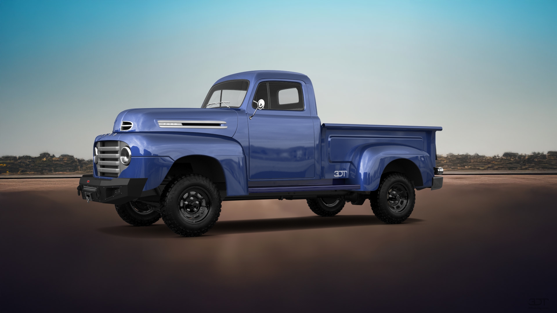 Ford F1 2 Door pickup truck 1949 tuning