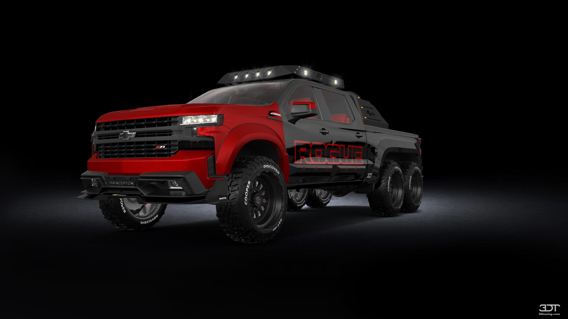 Tuning Chevrolet Silverado Hennessey Goliath 6X6 Truck 2020