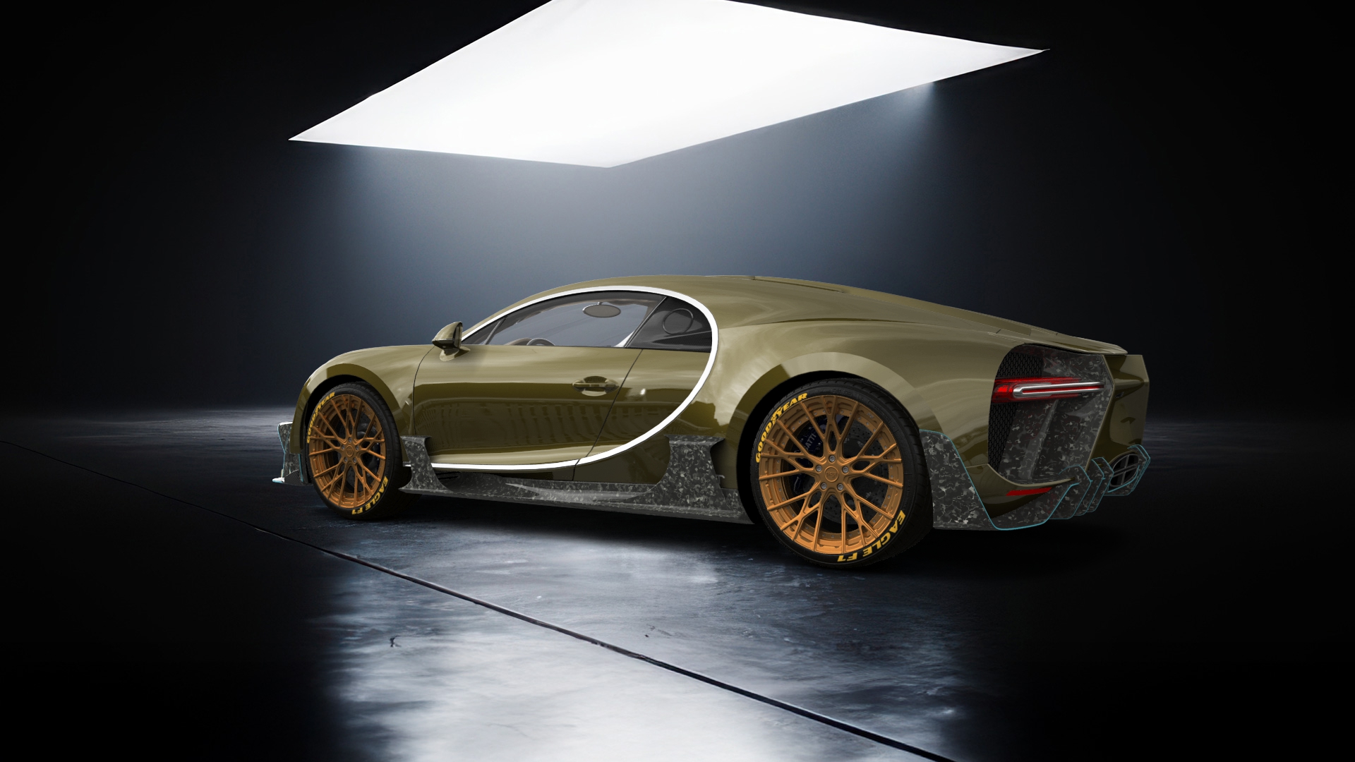 Bugatti Chiron 2 Door Coupe 2016 tuning