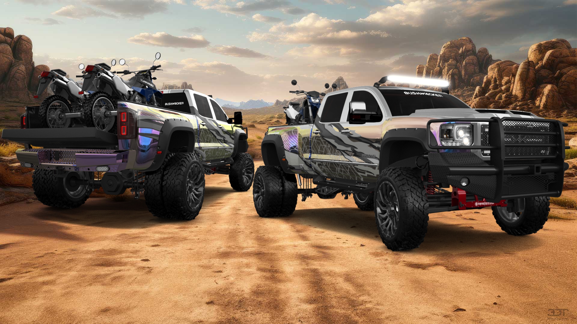 GMC Sierra 3500 HD Crew Cab 4 Door pickup truck 2015 tuning