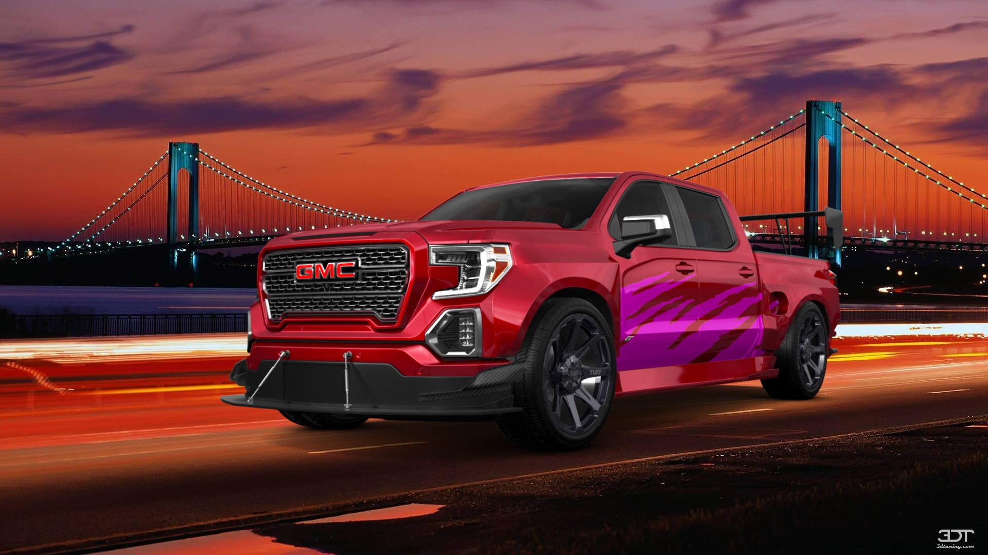 Tuning GMC Sierra 4 Door pickup truck 2020