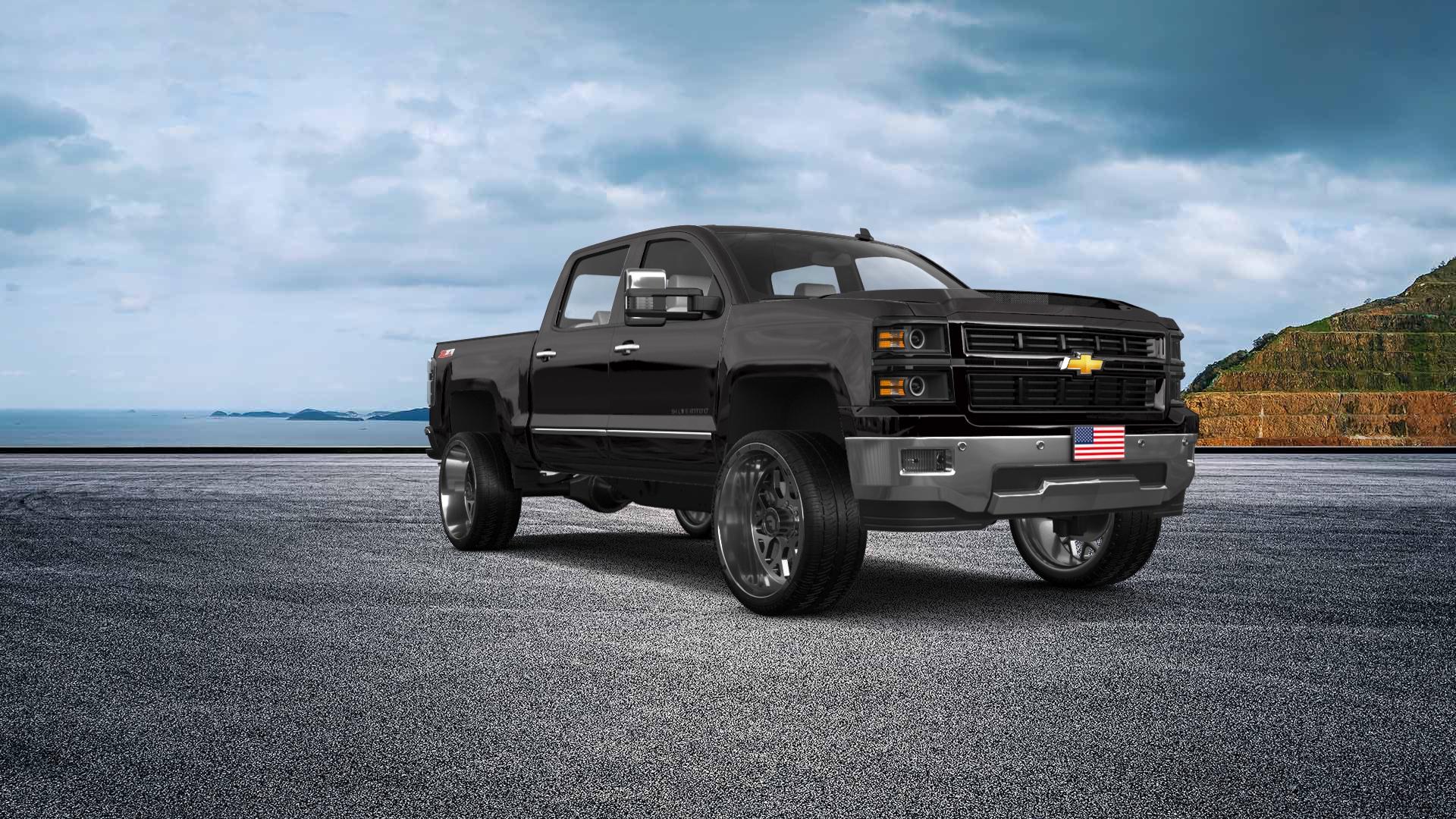 Chevrolet Silverado 1500 4 Door pickup truck 2014 tuning
