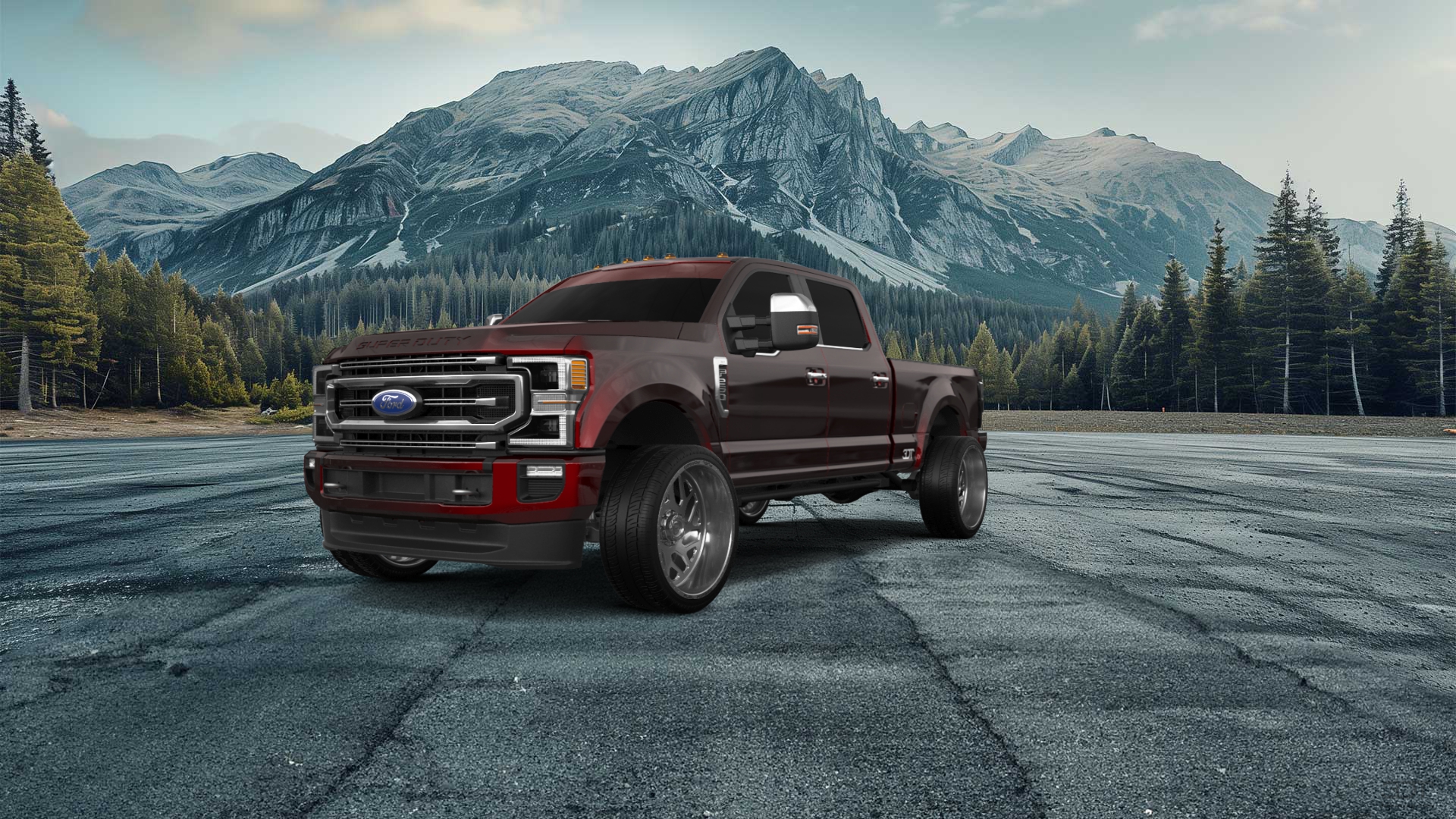 Ford F-250 4 Door pickup truck 2021 tuning