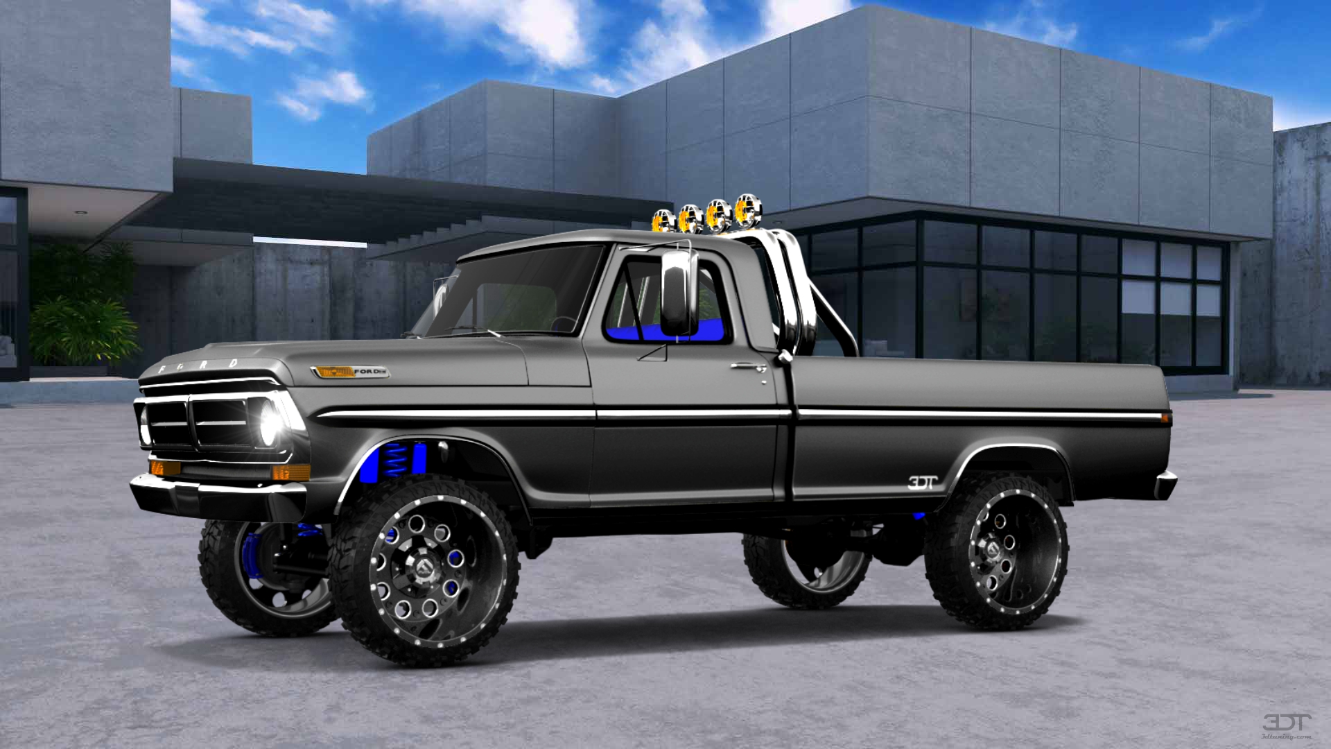 Ford F-250 2 Door pickup truck 1971