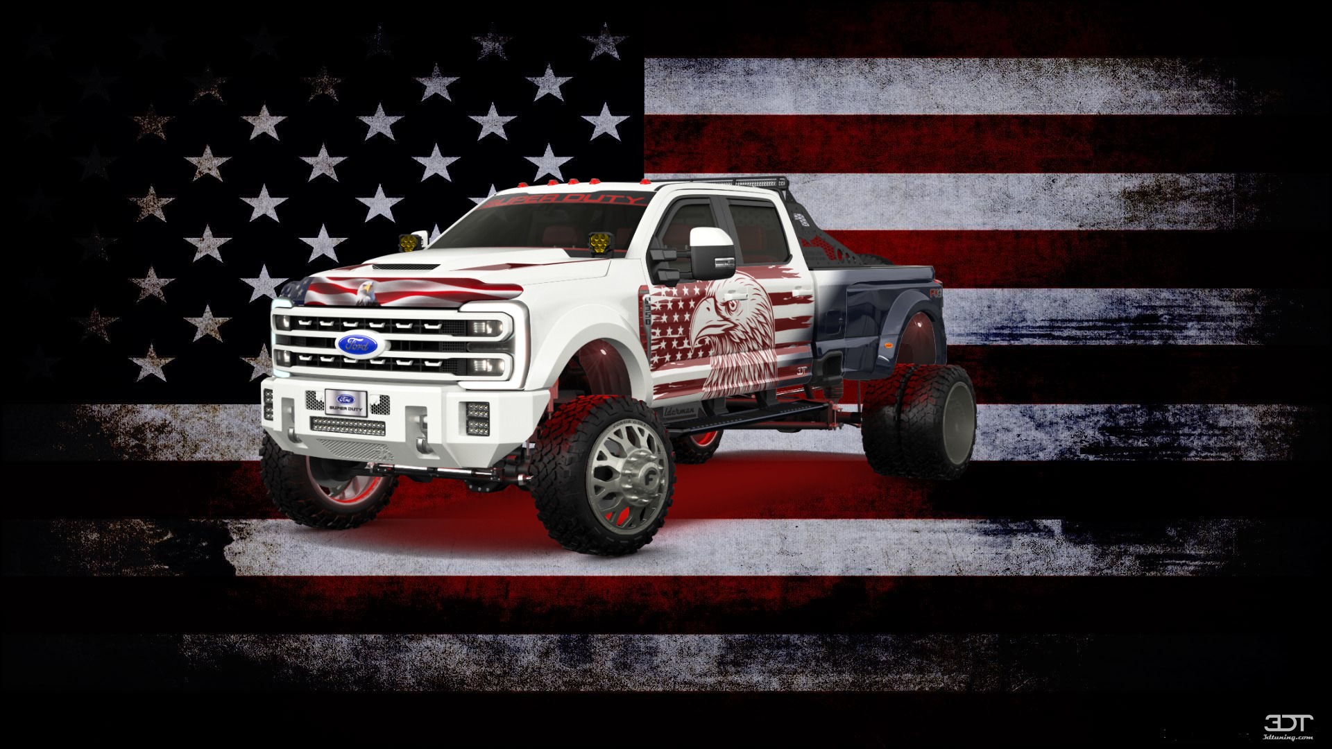 Ford F-350 DRW Crew Cab 4 Door pickup truck 2023 tuning