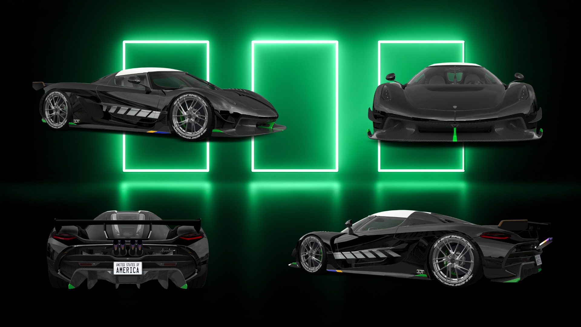 Koenigsegg Jesko 2 door targa top 2020 tuning