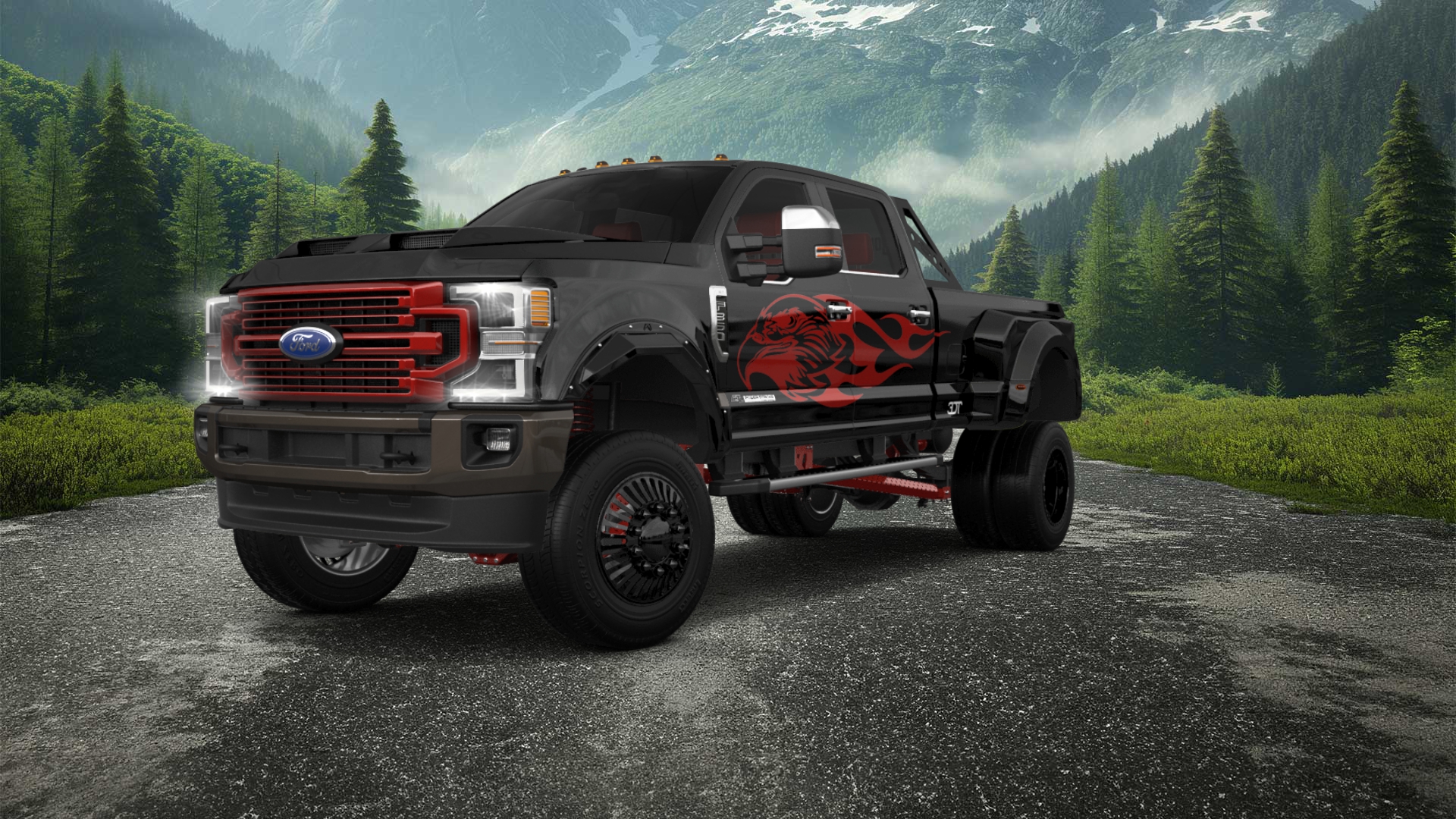 Ford F-350 DRW 4 Door pickup truck 2021