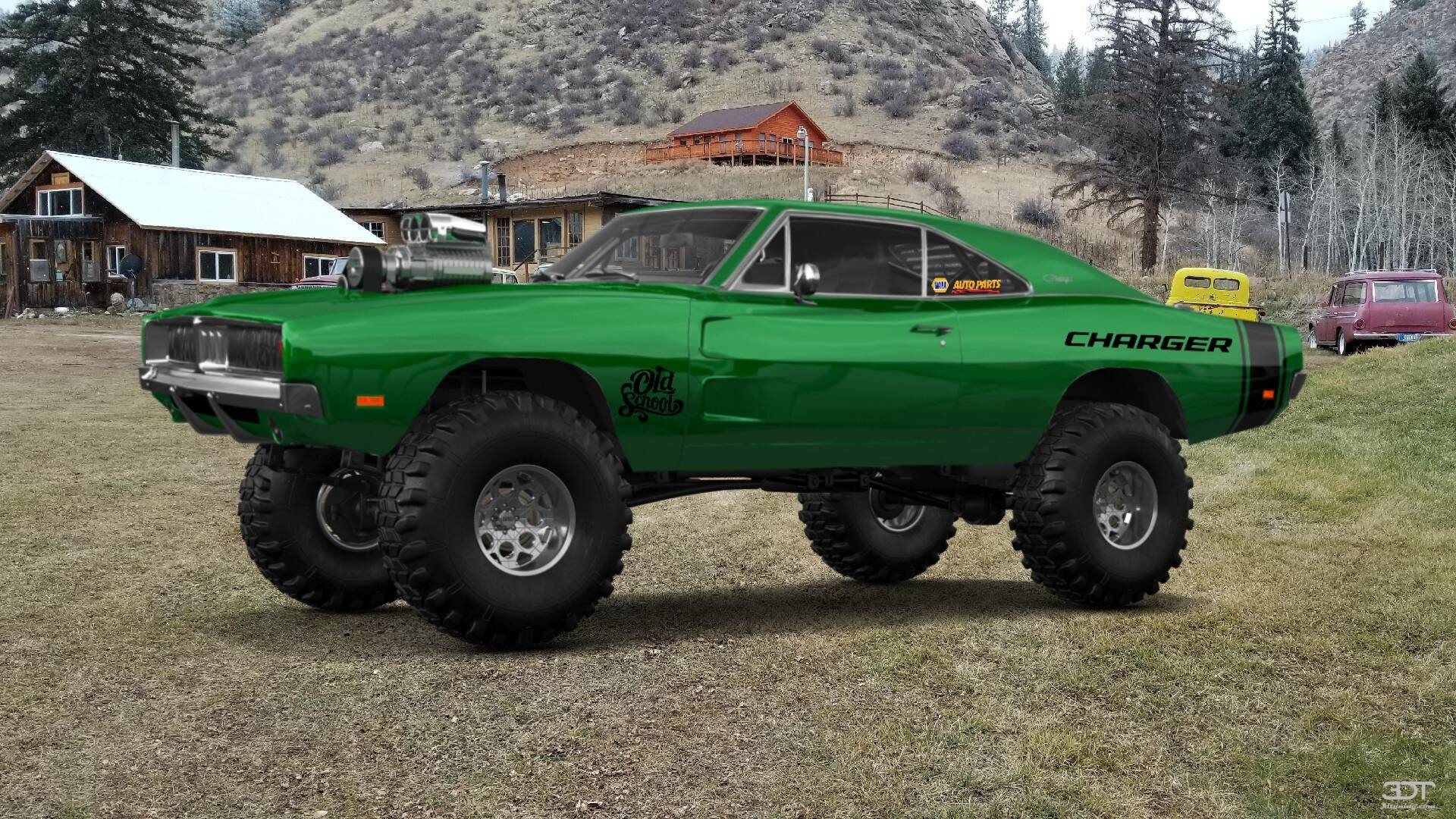Tuning Dodge Charger 2 Door Coupe 1969