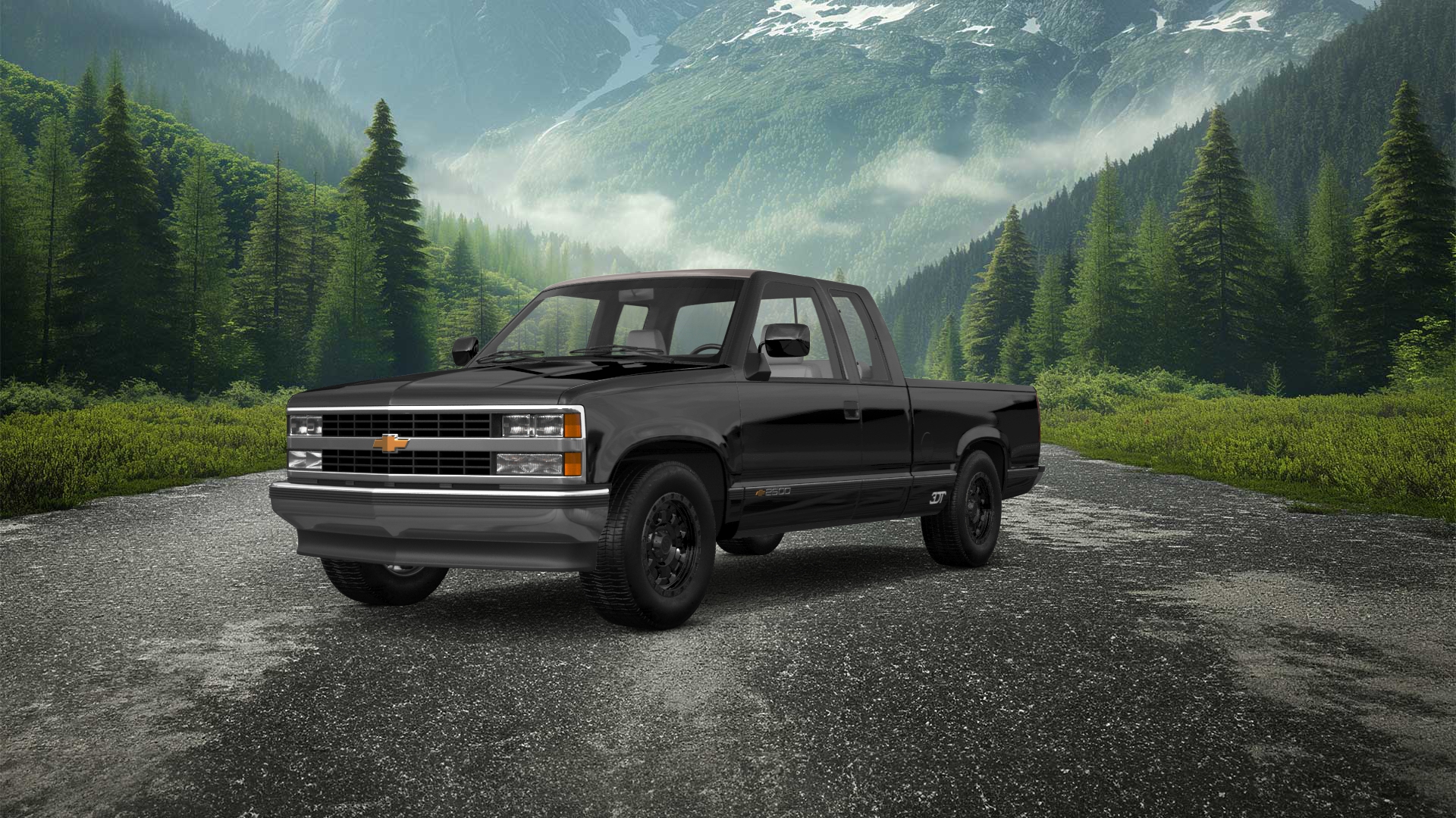 Chevrolet K2500 Extended Cab Pickup 1989 tuning