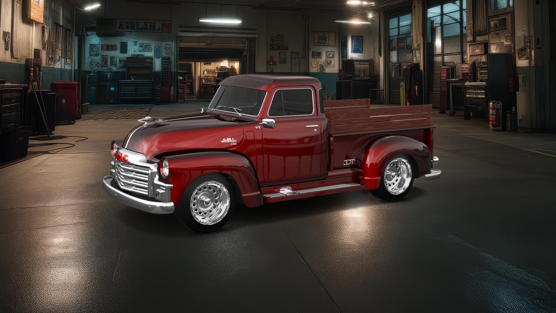 GMC 100 Stepside 2 Door pickup truck 1954 Images