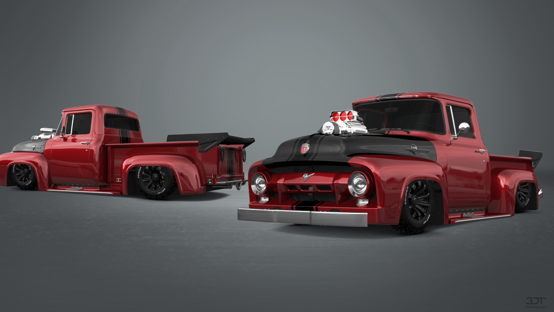 Ford F-100 2 Door truck 1956 tuning