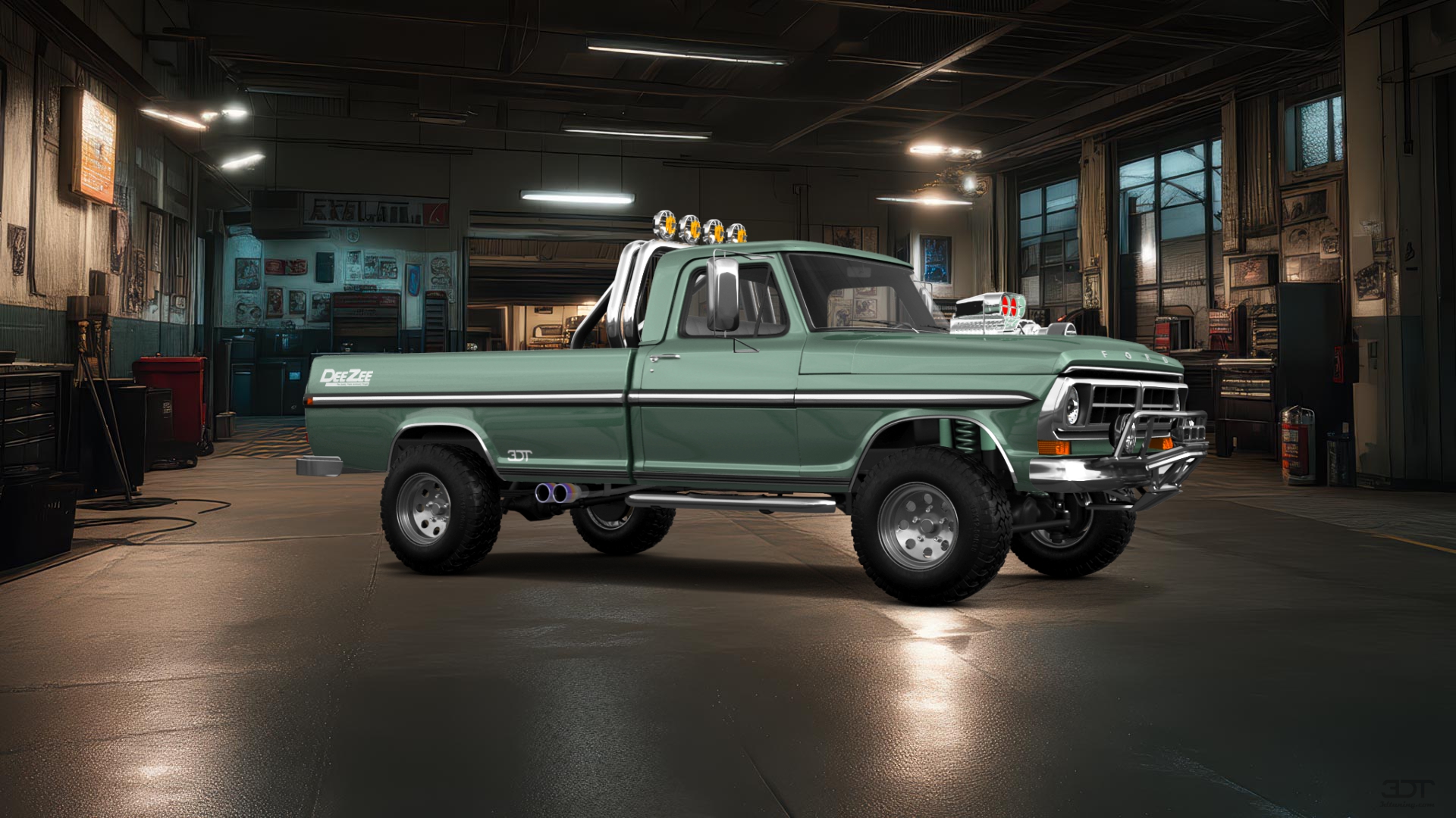Ford F-250 2 Door pickup truck 1971 tuning