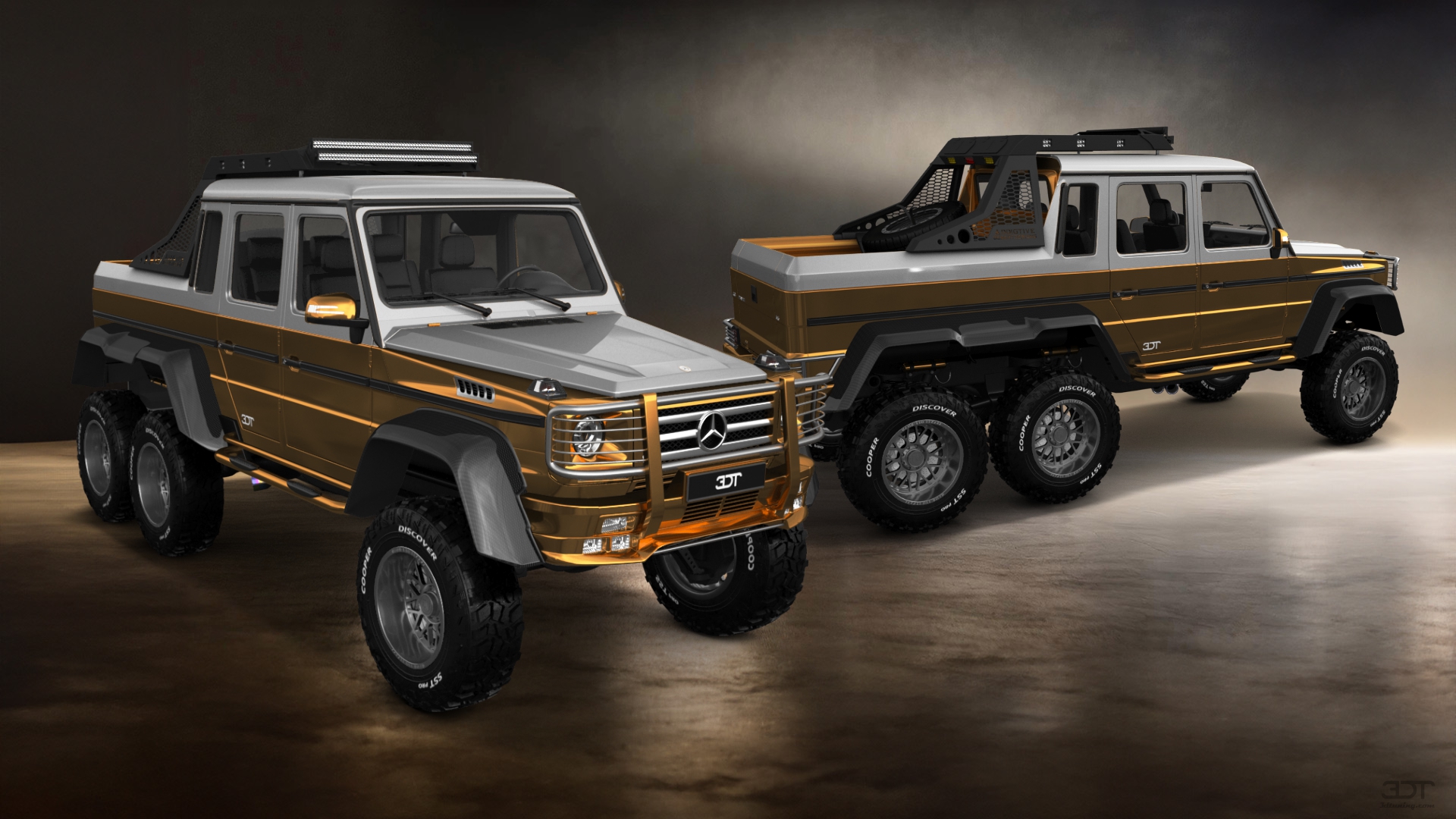Mercedes G 63 AMG 6x6 4 Door pickup truck 2013 tuning