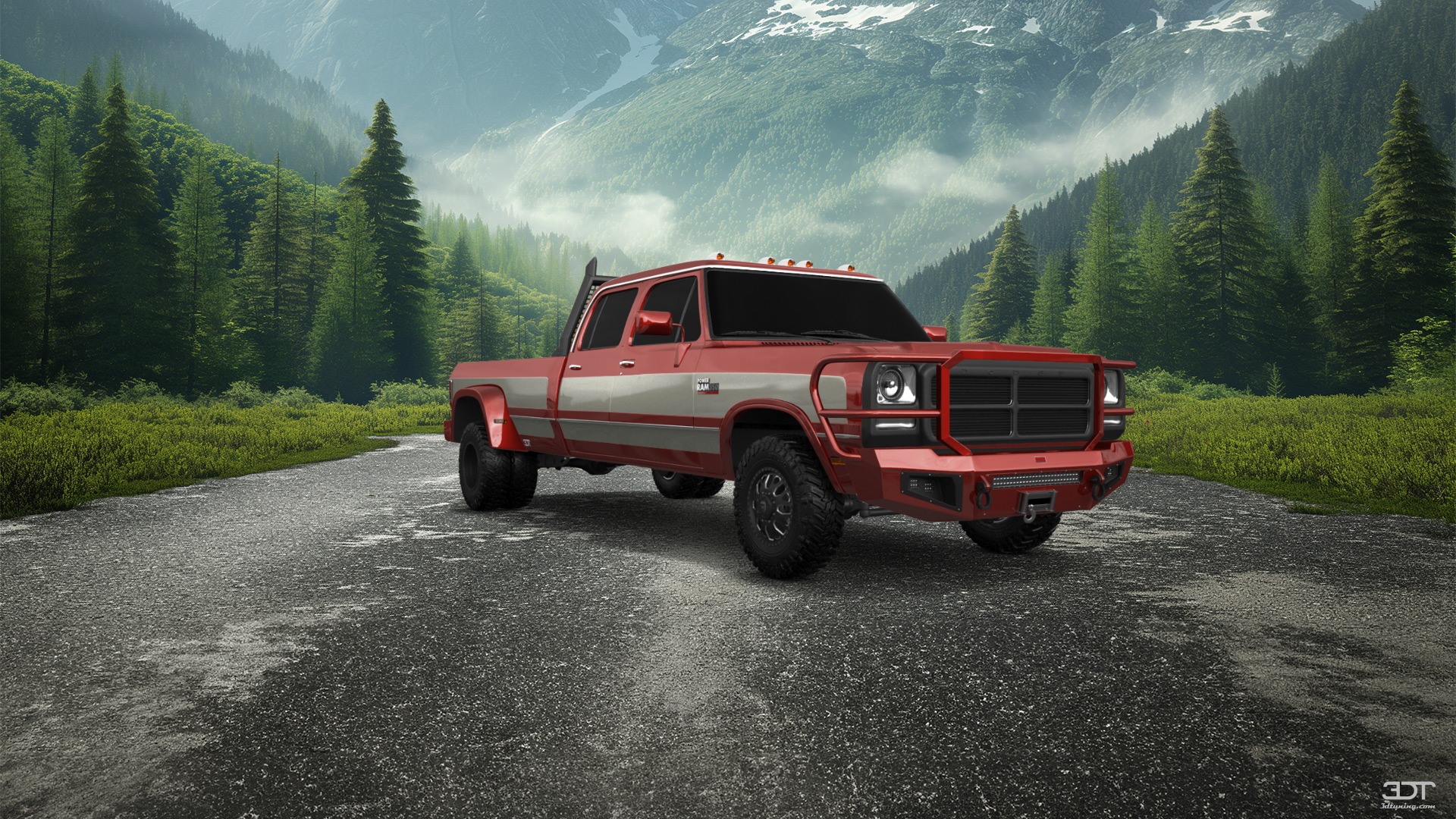 Dodge Ram 350 4 Door pickup truck 1991 tuning