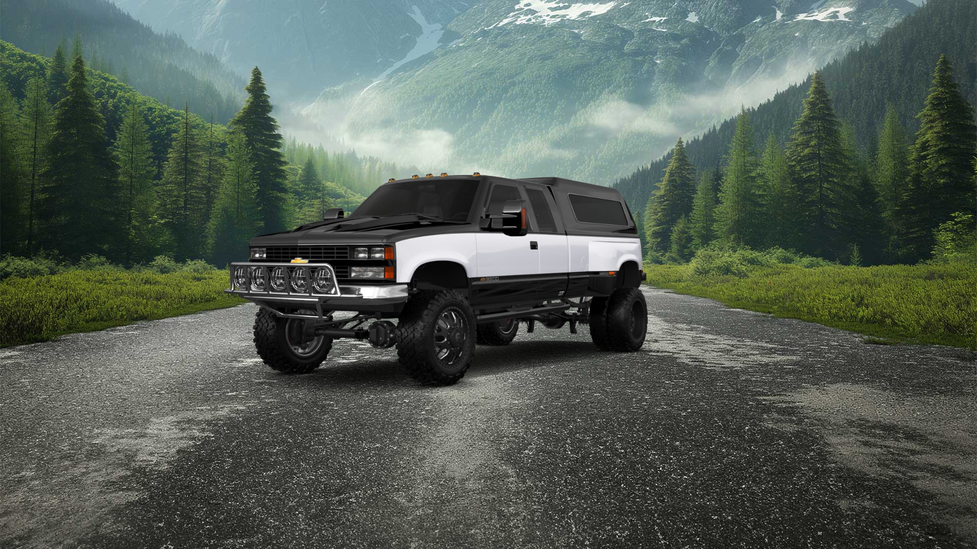 Chevrolet K3500 Extended Cab Pickup Truck 1988 tuning