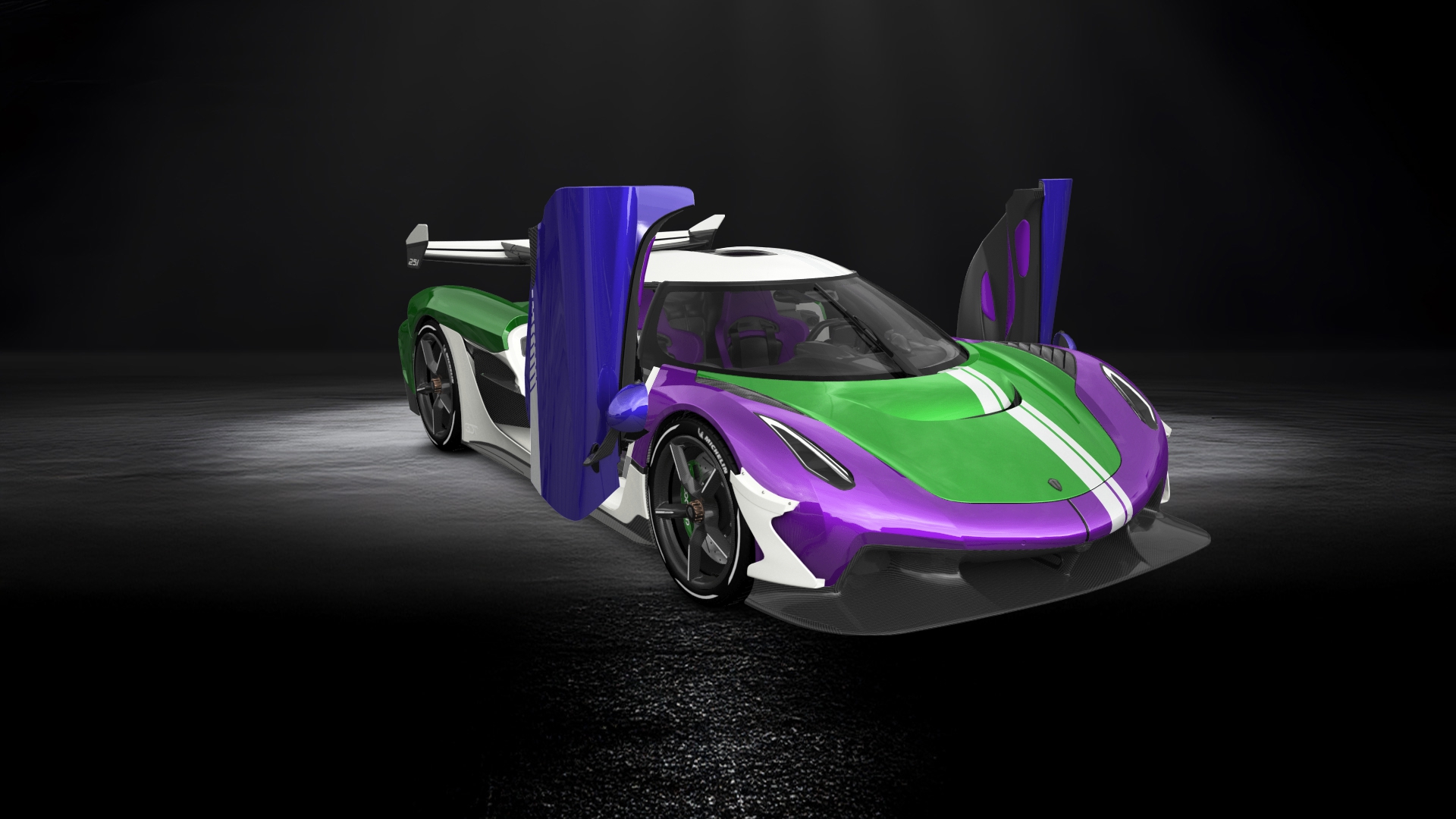 Koenigsegg Jesko 2 door targa top 2020