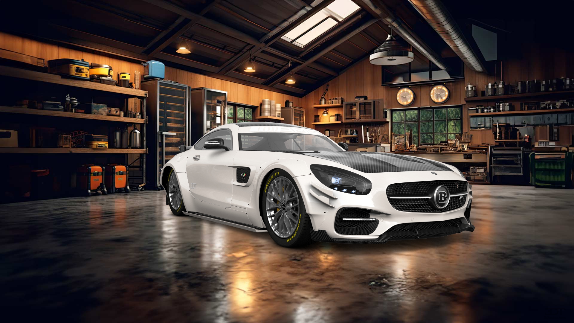 Mercedes AMG GT 2 door fastback coupe 2016