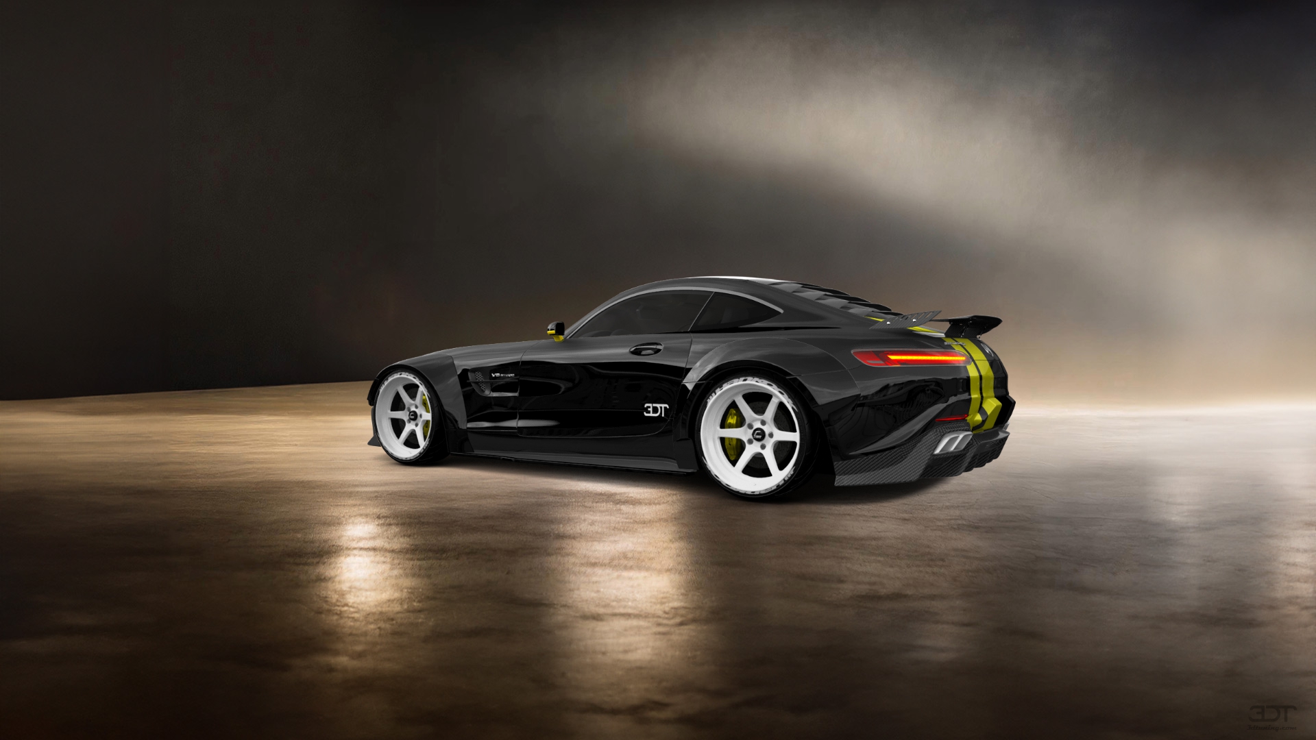 Mercedes AMG GT 2 door fastback coupe 2015 tuning