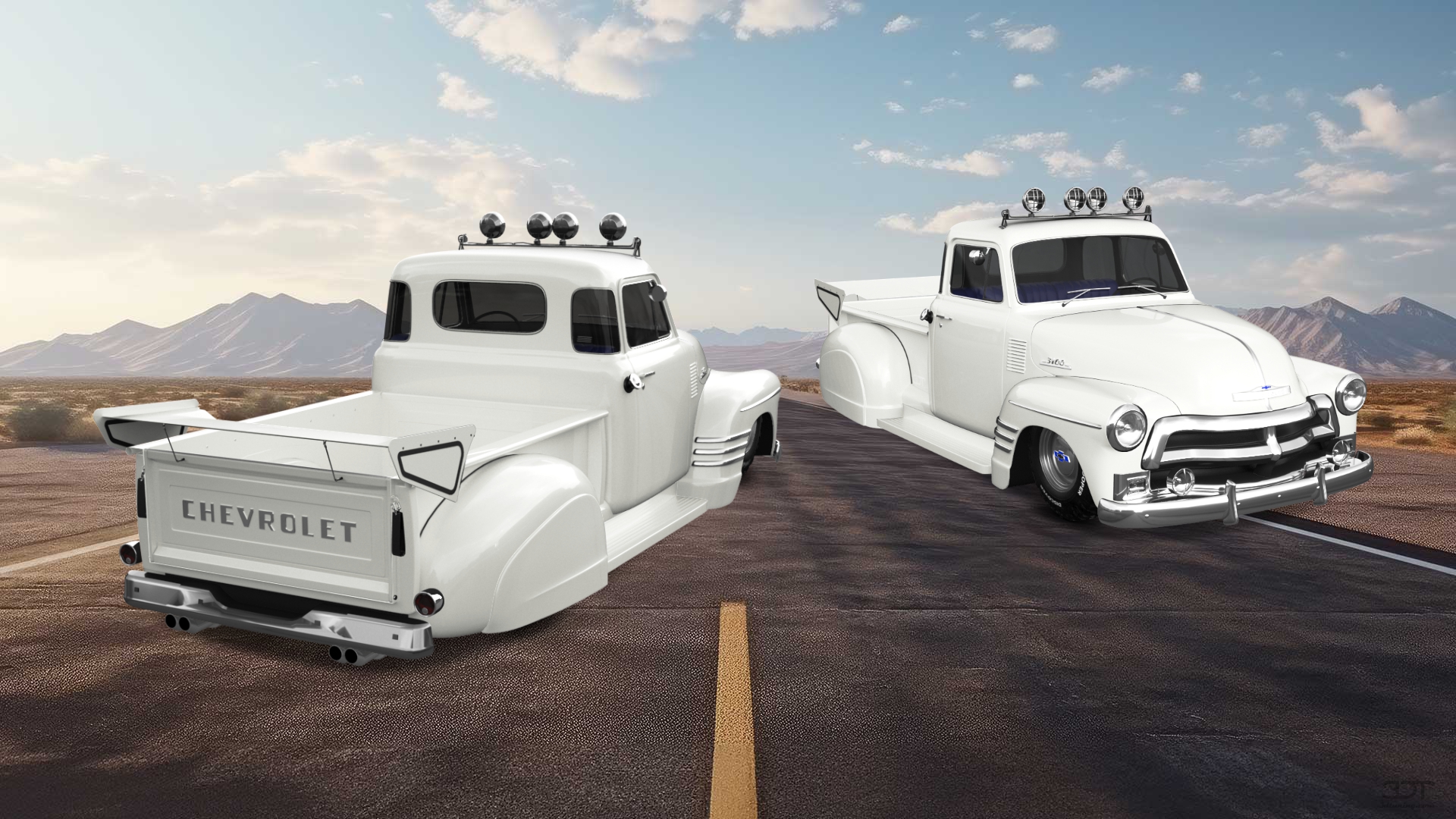 Chevrolet 3100 2 Door pickup truck 1954 tuning