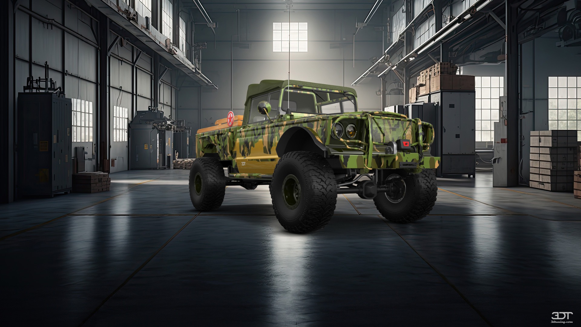 Jeep Kaiser M715 2 Door pickup truck 1968 tuning