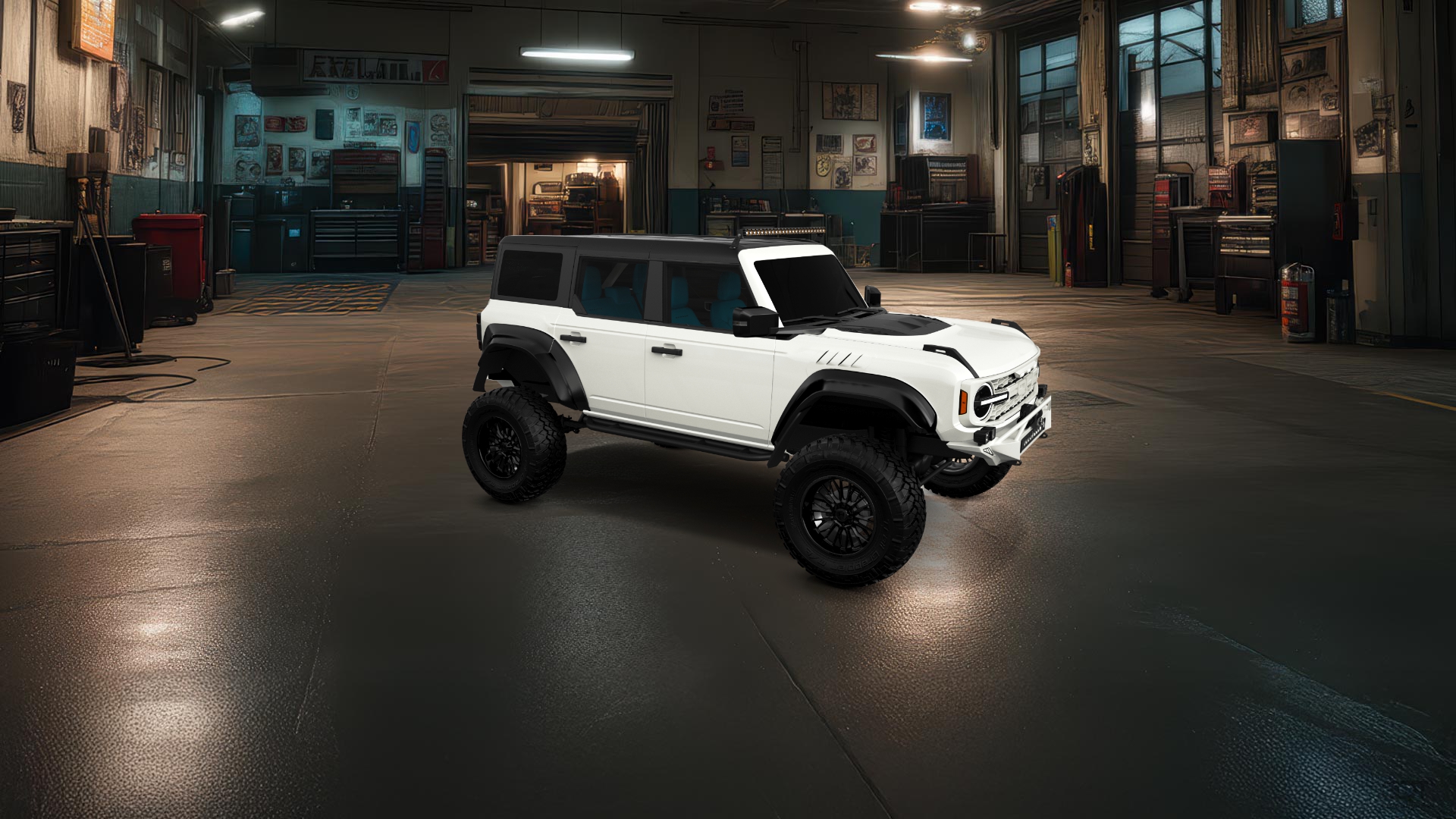 Ford Bronco Raptor 4 Door pickup truck 2022 tuning