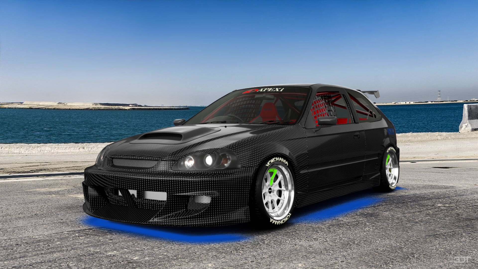 Honda Civic 3 Door Hatchback 1997 tuning