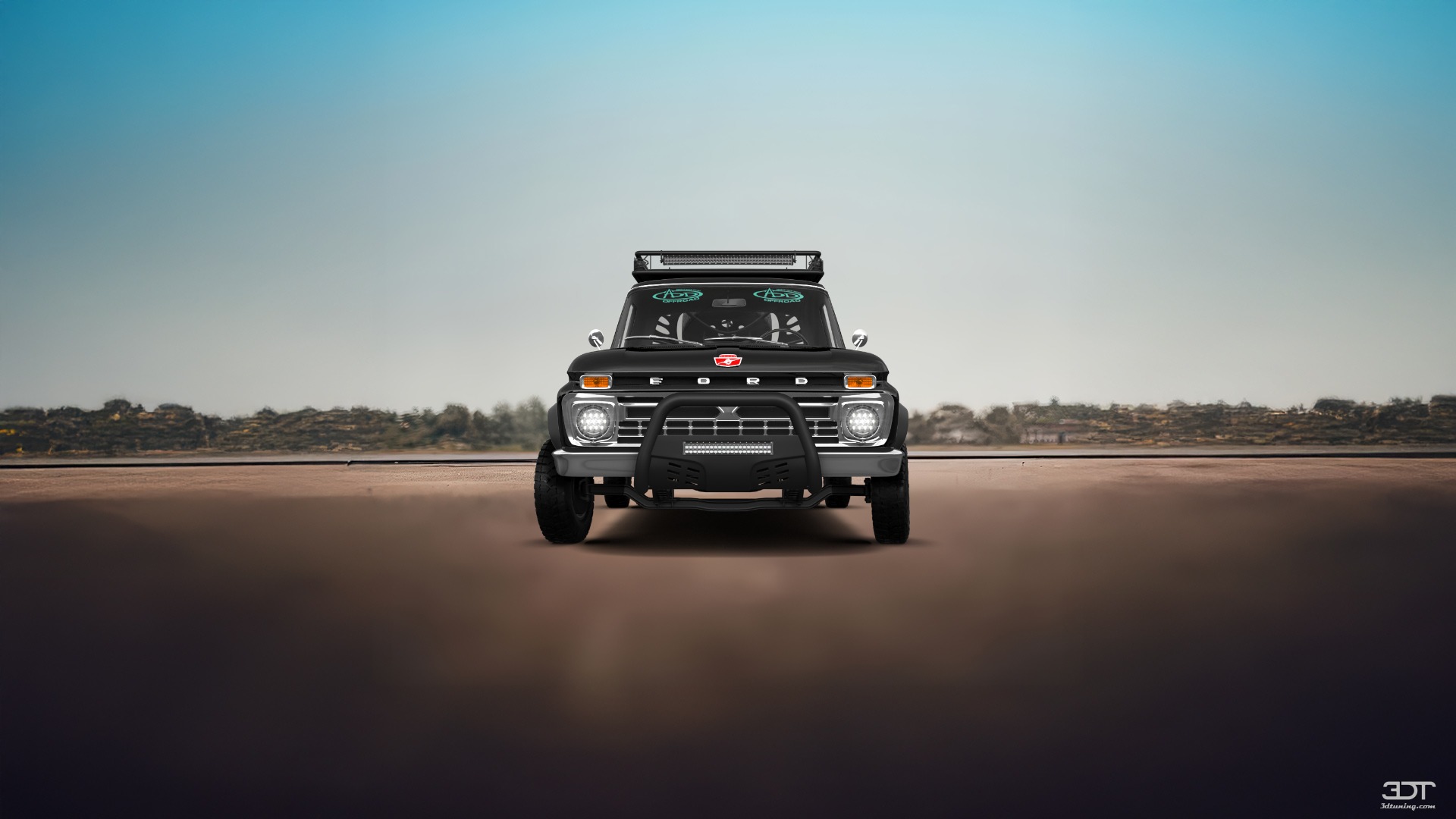 Ford F-100 Custom Cab 2 Door pickup truck 1966 tuning