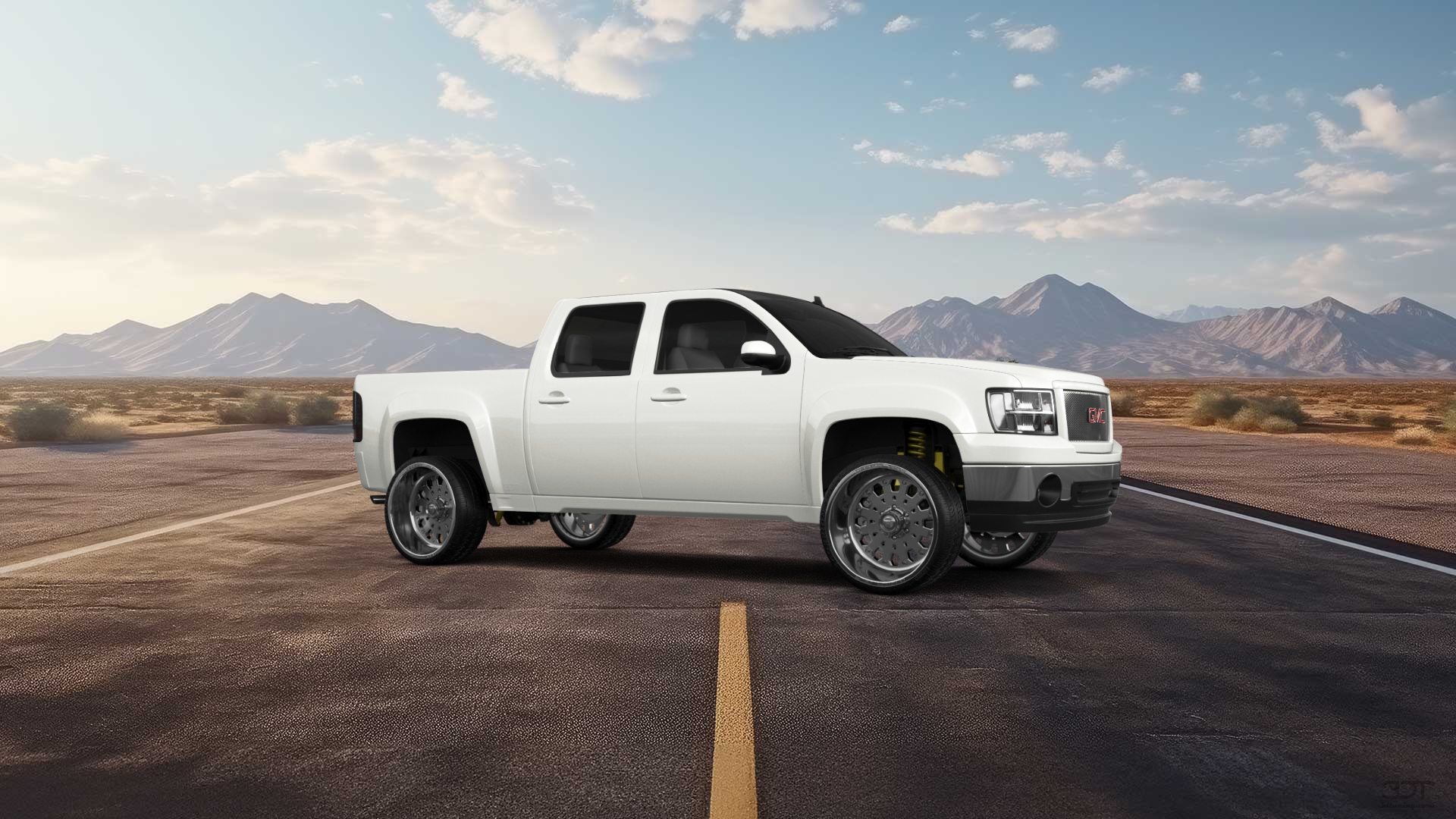 GMC Sierra 1500 Crew Cab 5.8 ft box 4 Door pickup truck 2007