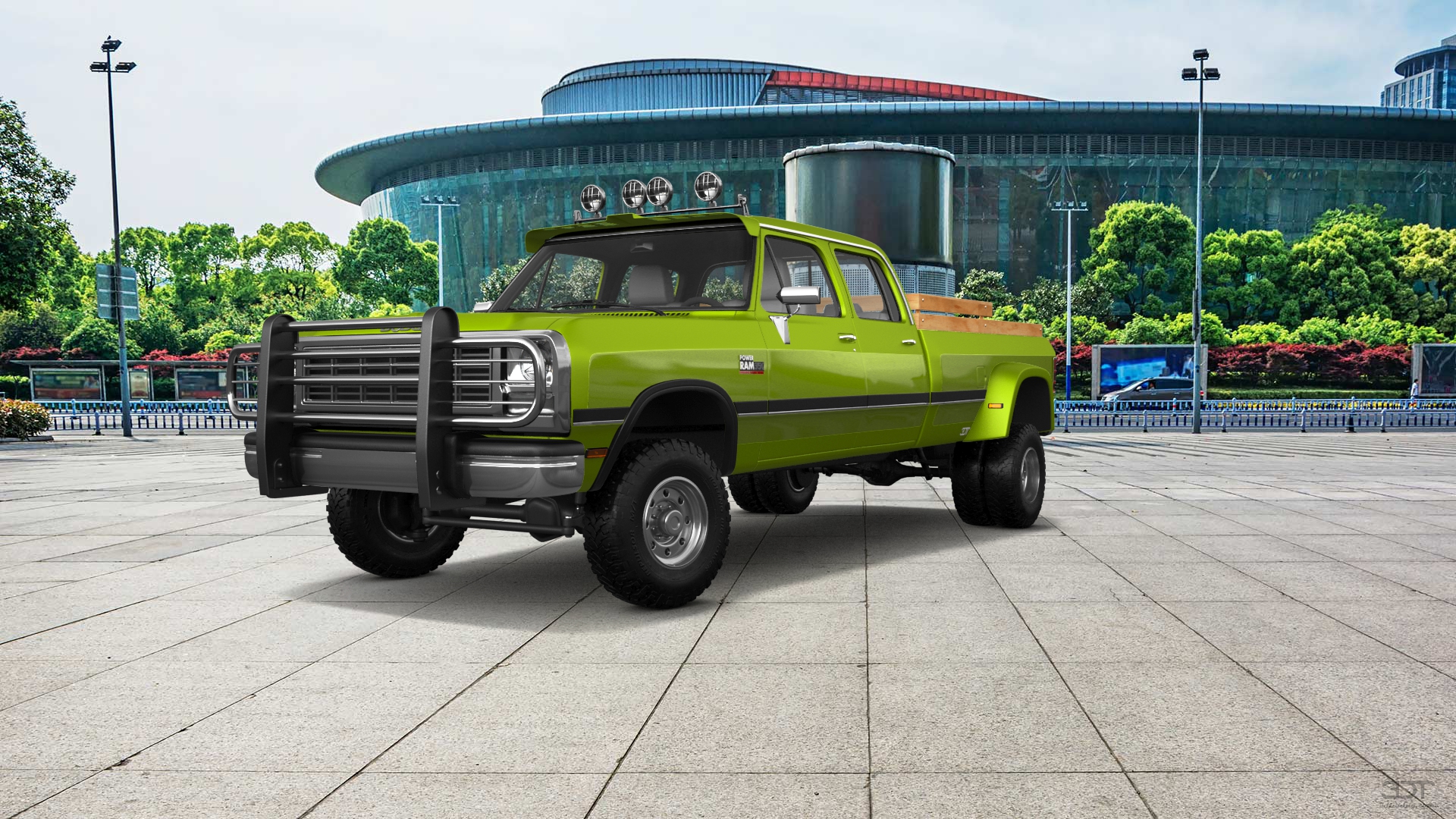 Dodge Ram 350 4 Door pickup truck 1991 tuning