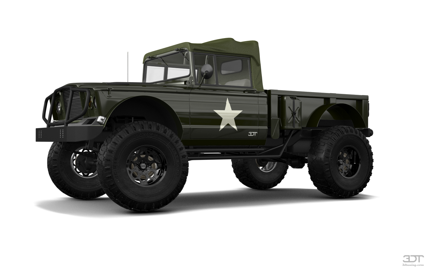 Tuning Jeep Kaiser M715 2 Door pickup truck 1968