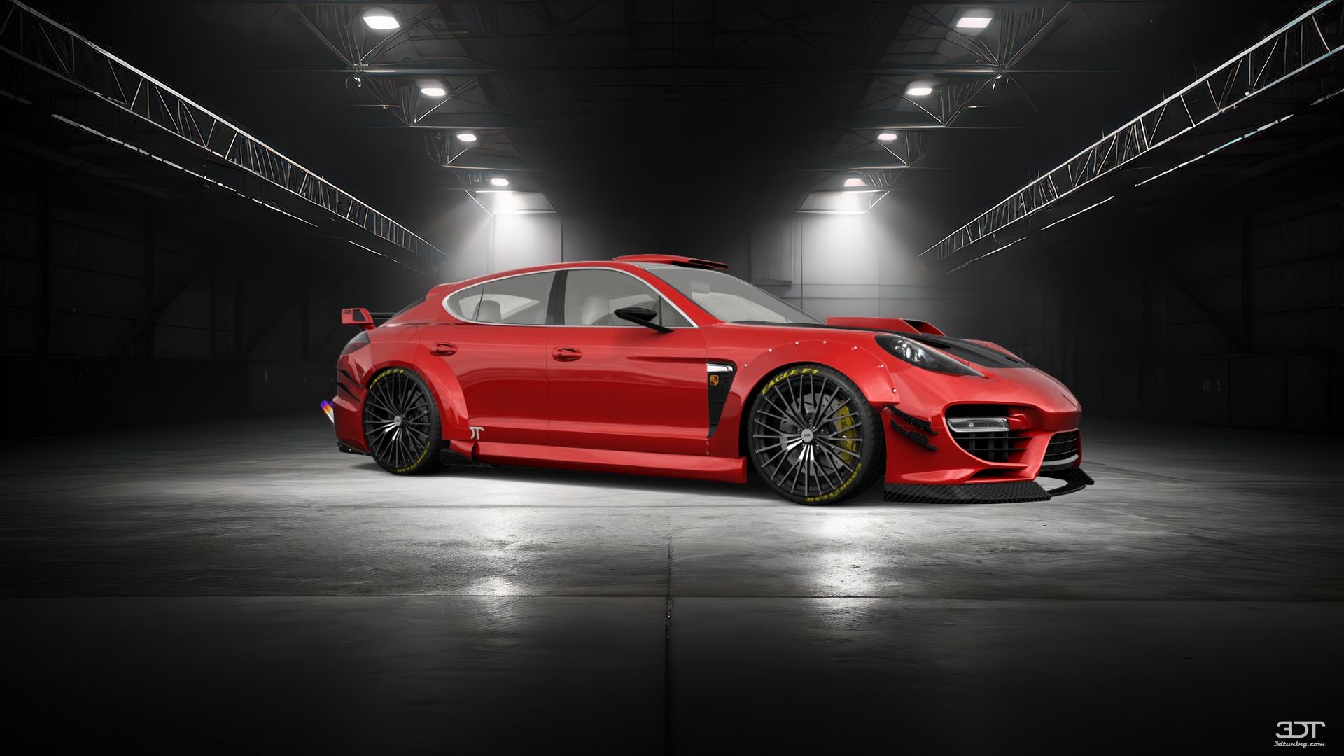 Porsche Panamera 4 door fastback saloon 2011 tuning