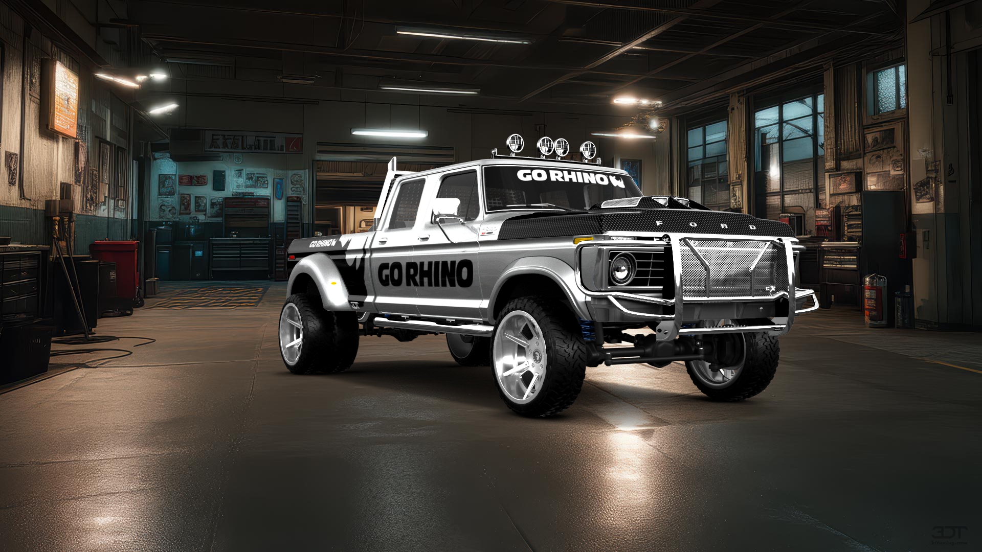 Ford F-350 Dually 4 Door pickup truck 1973 Images