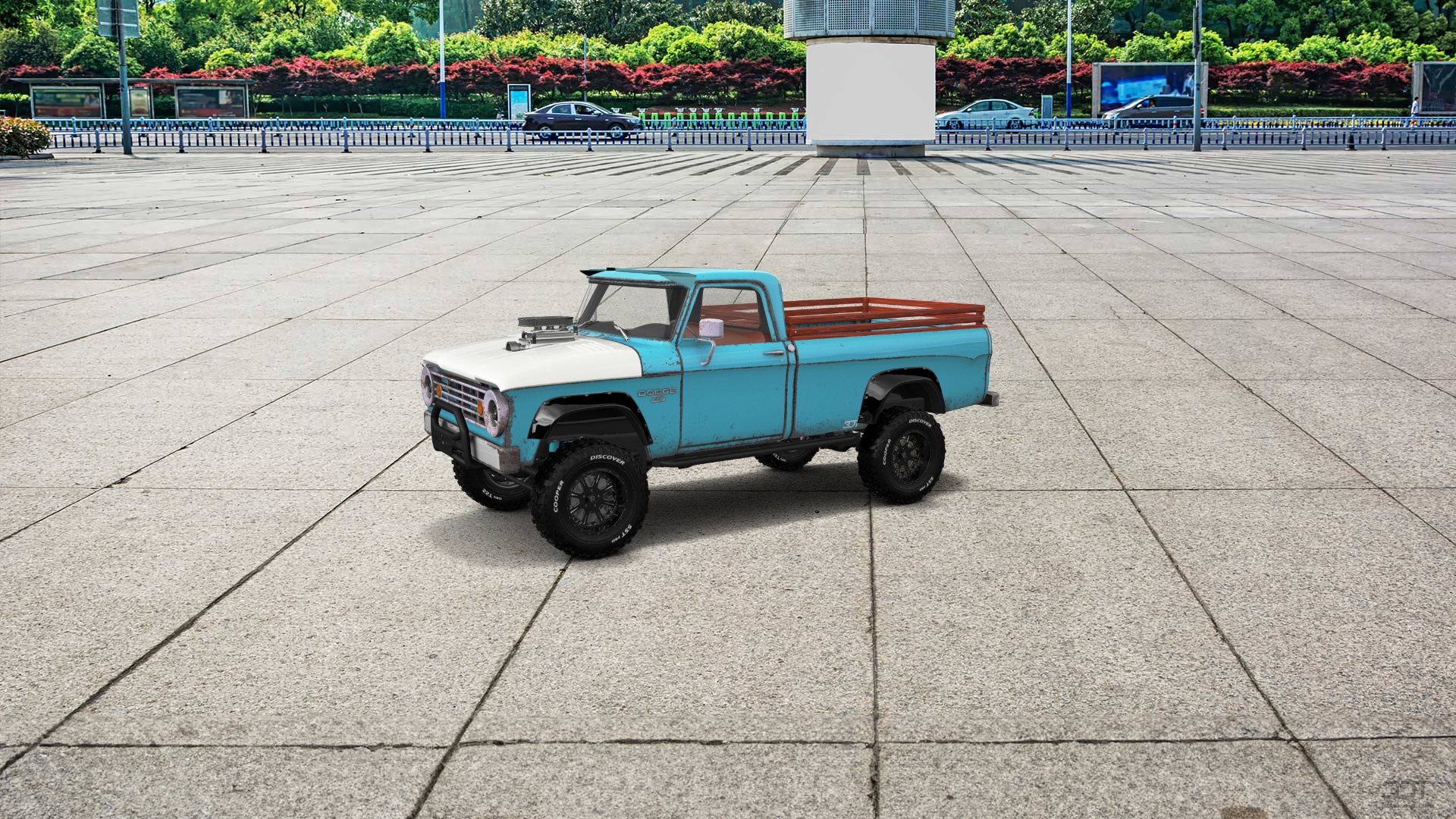 Dodge Power Wagon W200 2 Door pickup truck 1966