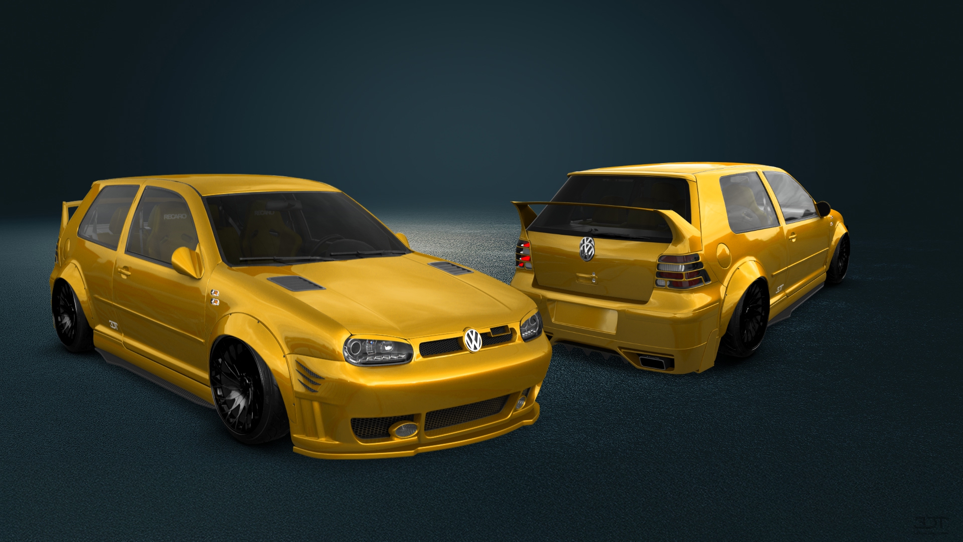 Volkswagen Golf 4 (mk4) 3 Door Hatchback 1997 tuning