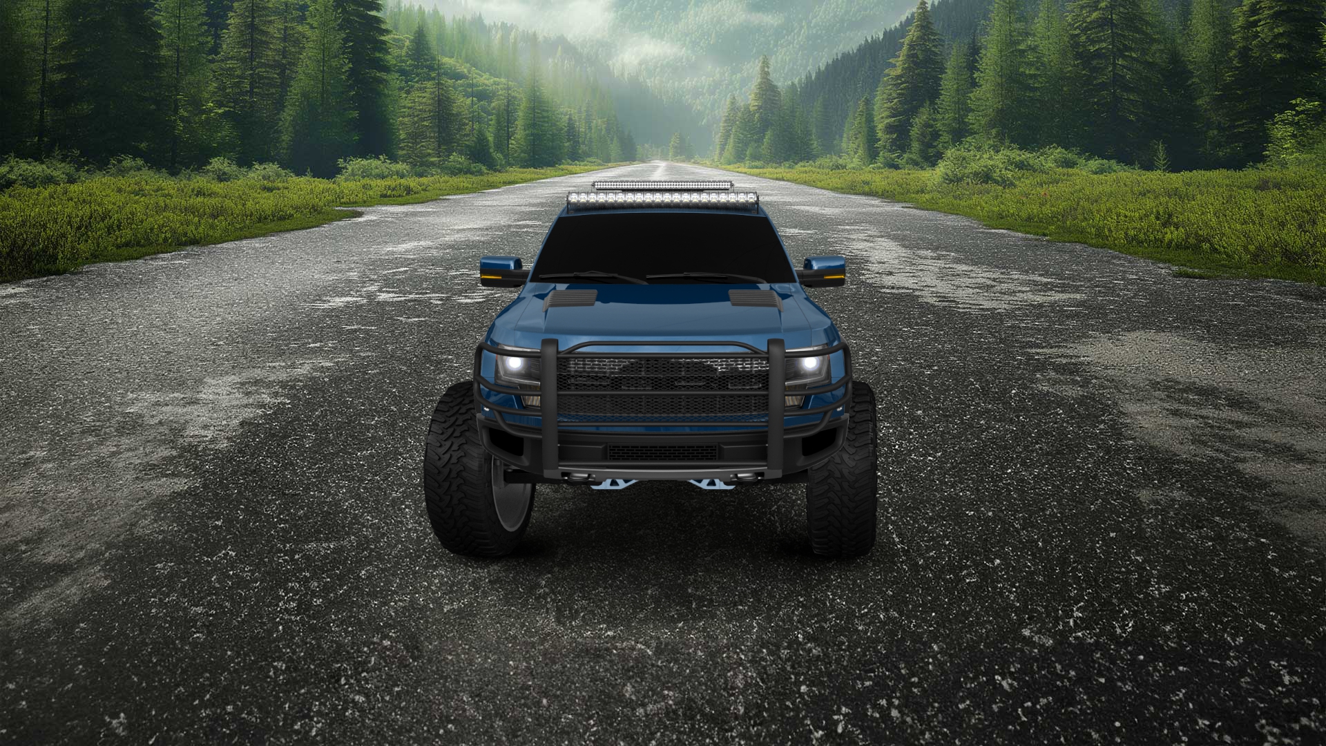 Ford F-150 SVT Raptor 4 Door pickup truck 2013