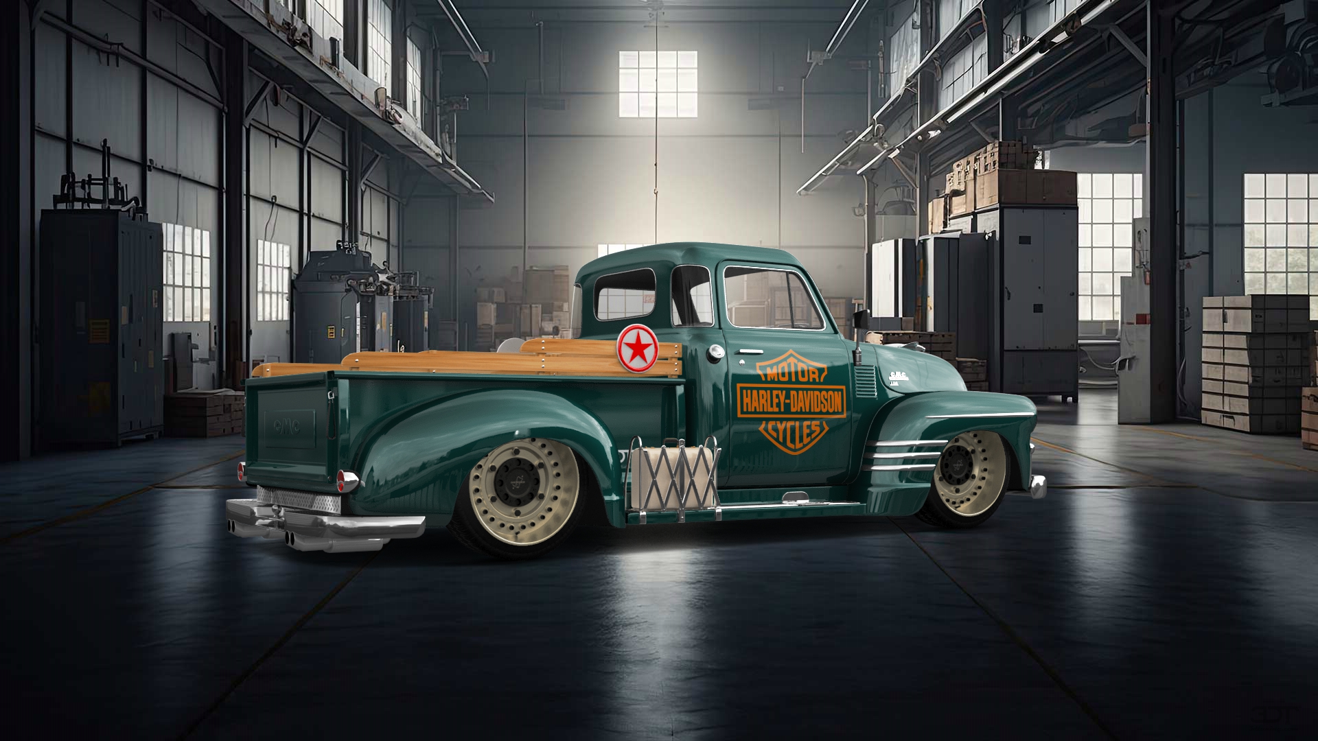 GMC 100 Stepside 2 Door pickup truck 1954 tuning