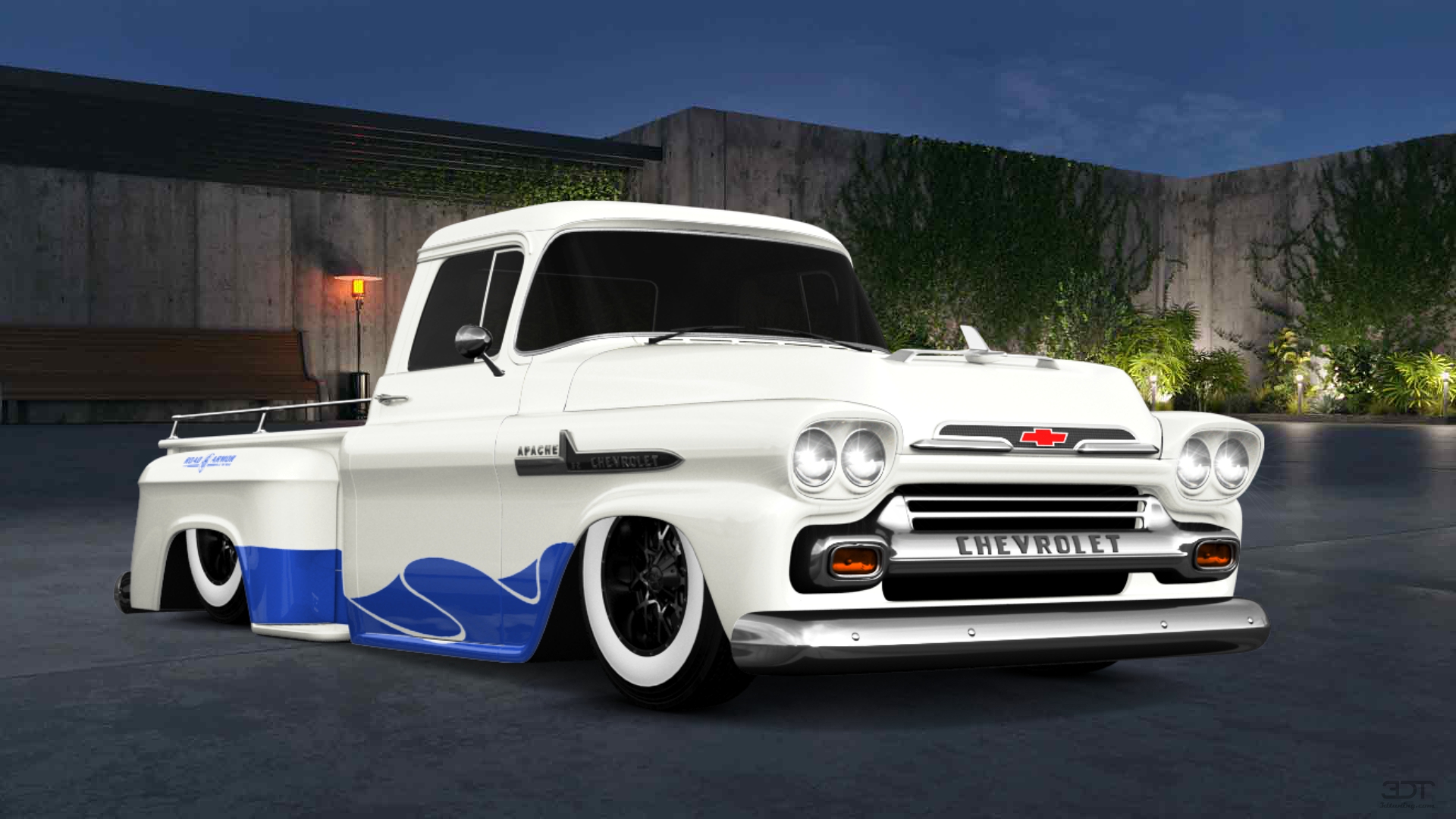 Chevrolet Apache Stepside 2 Door pickup truck 1959 tuning