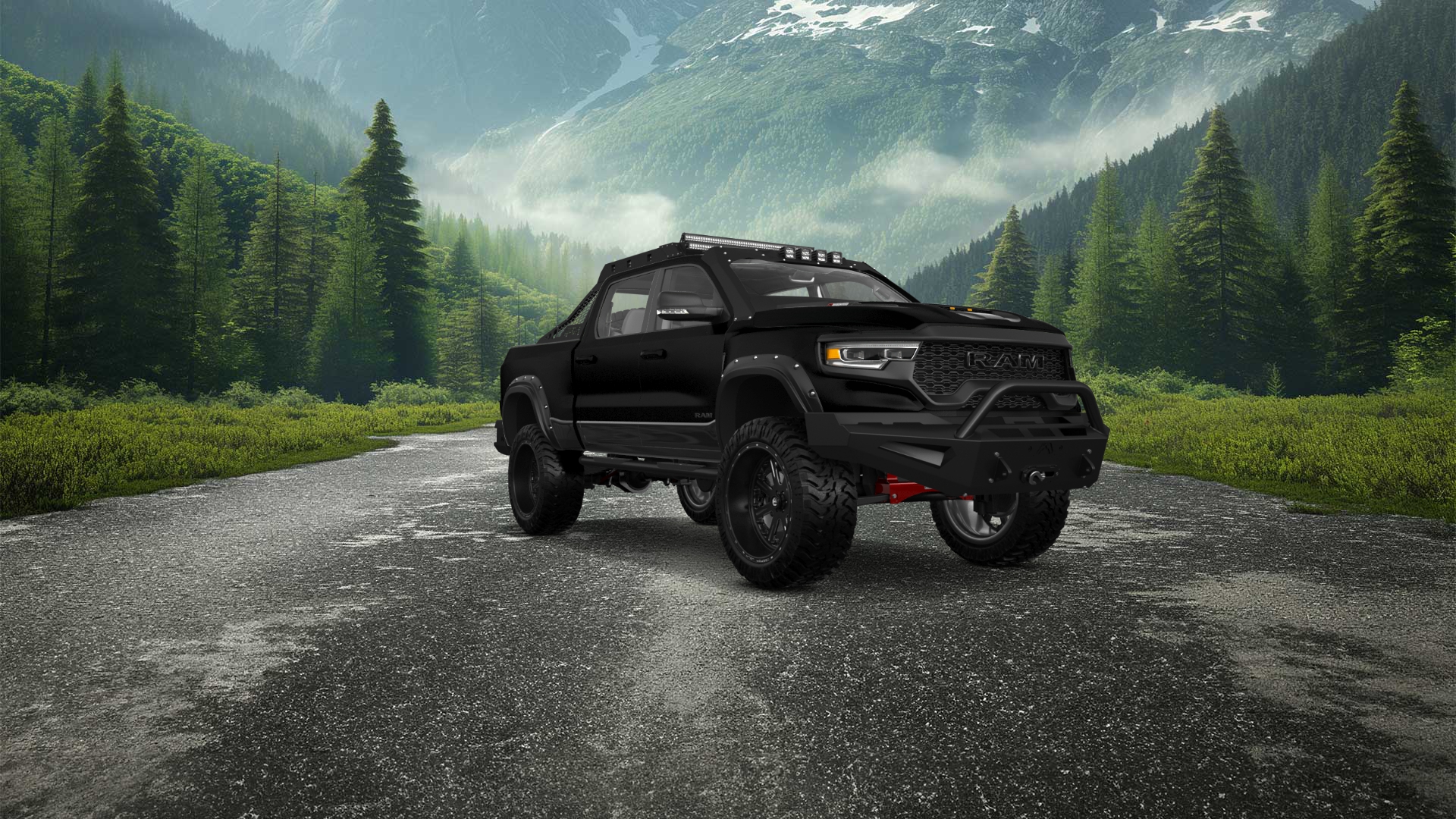Dodge Ram 1500 TRX 4 Door pickup truck 2021 Images