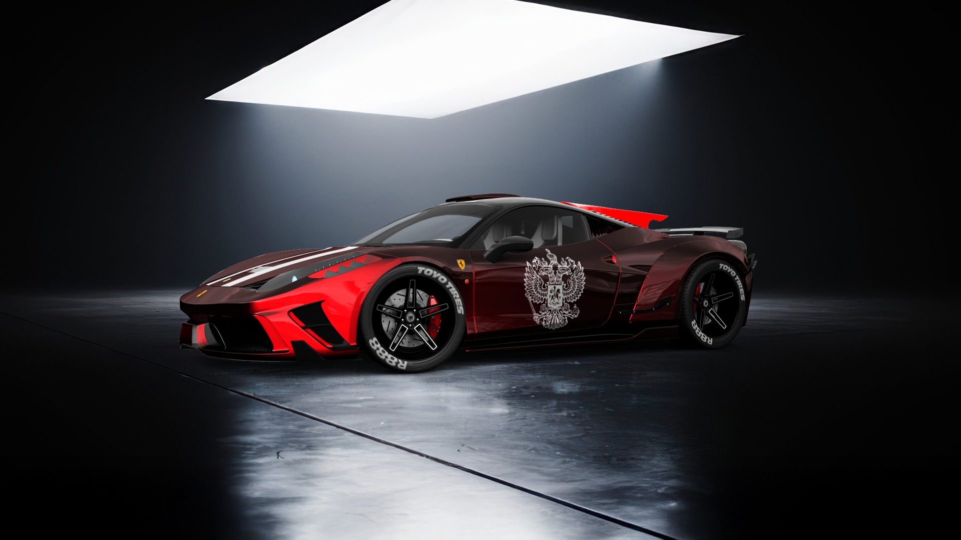 Ferrari 458 Italia 2 door spider 2010 tuning