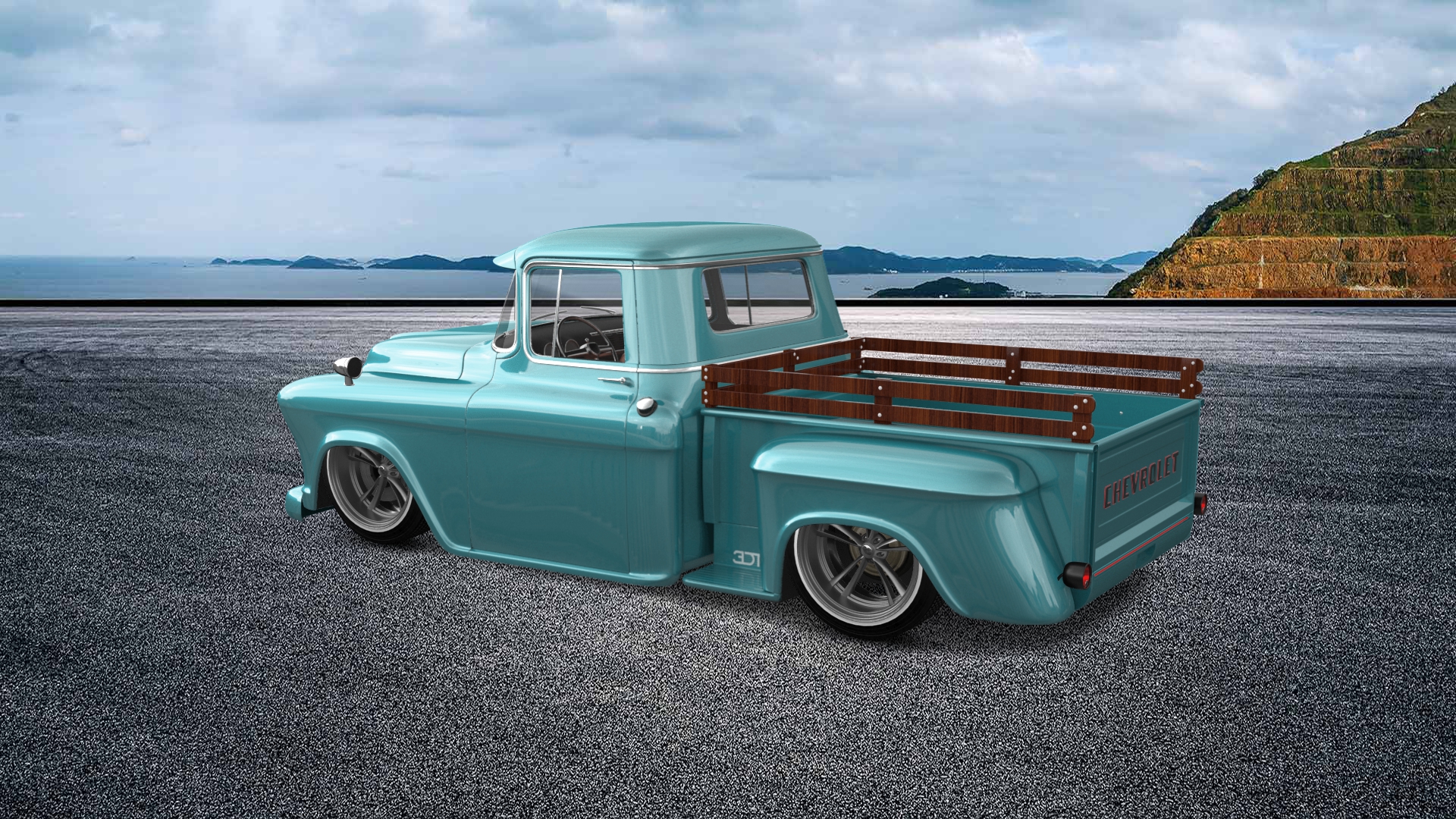 Chevrolet 3100 2 Door pickup truck 1955 tuning