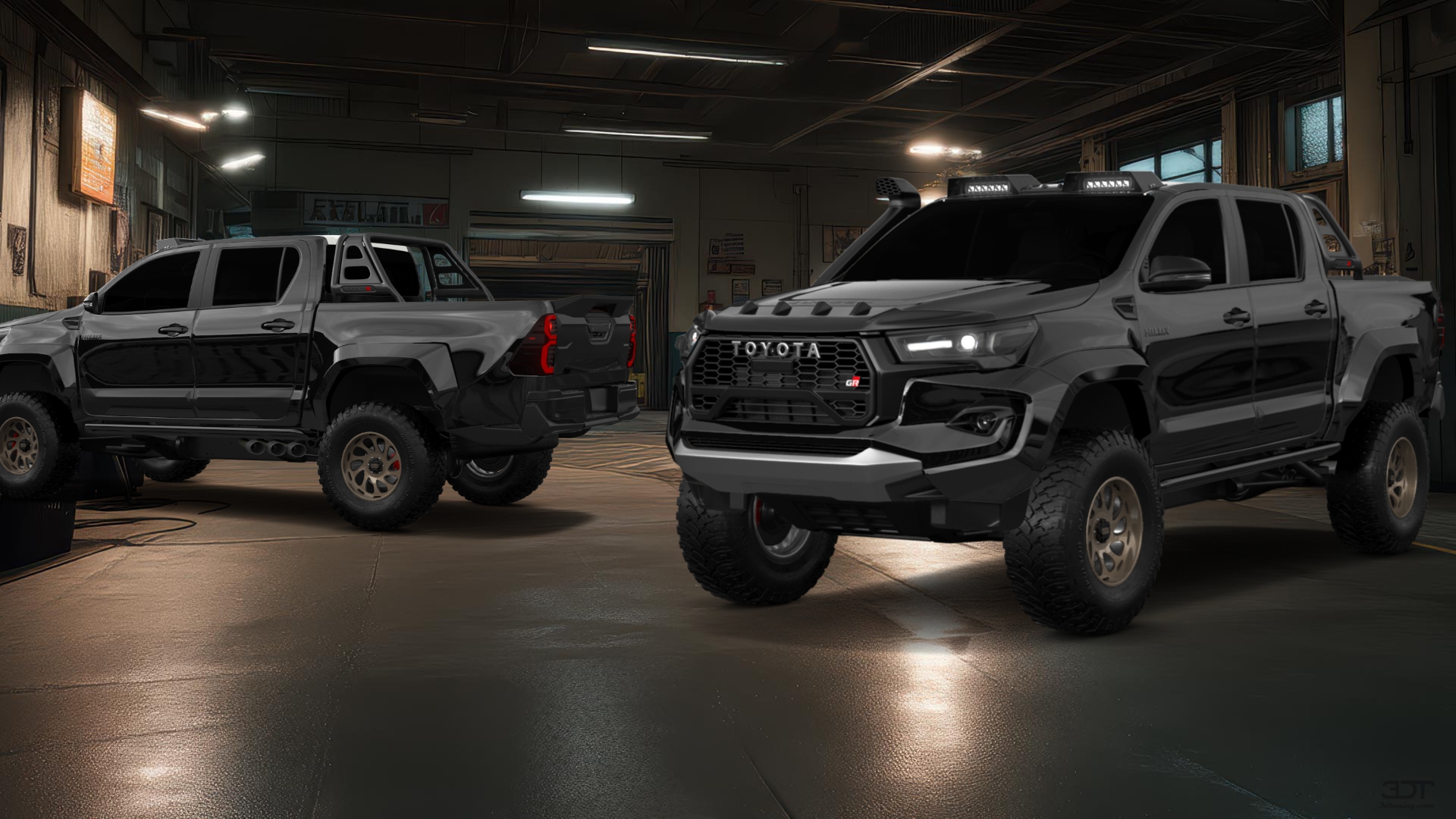 Toyota Hilux Double Cab 4 Door pickup truck 2015 tuning