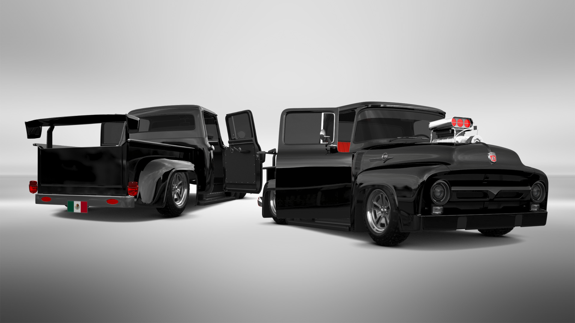 Ford F-100 2 Door truck 1956