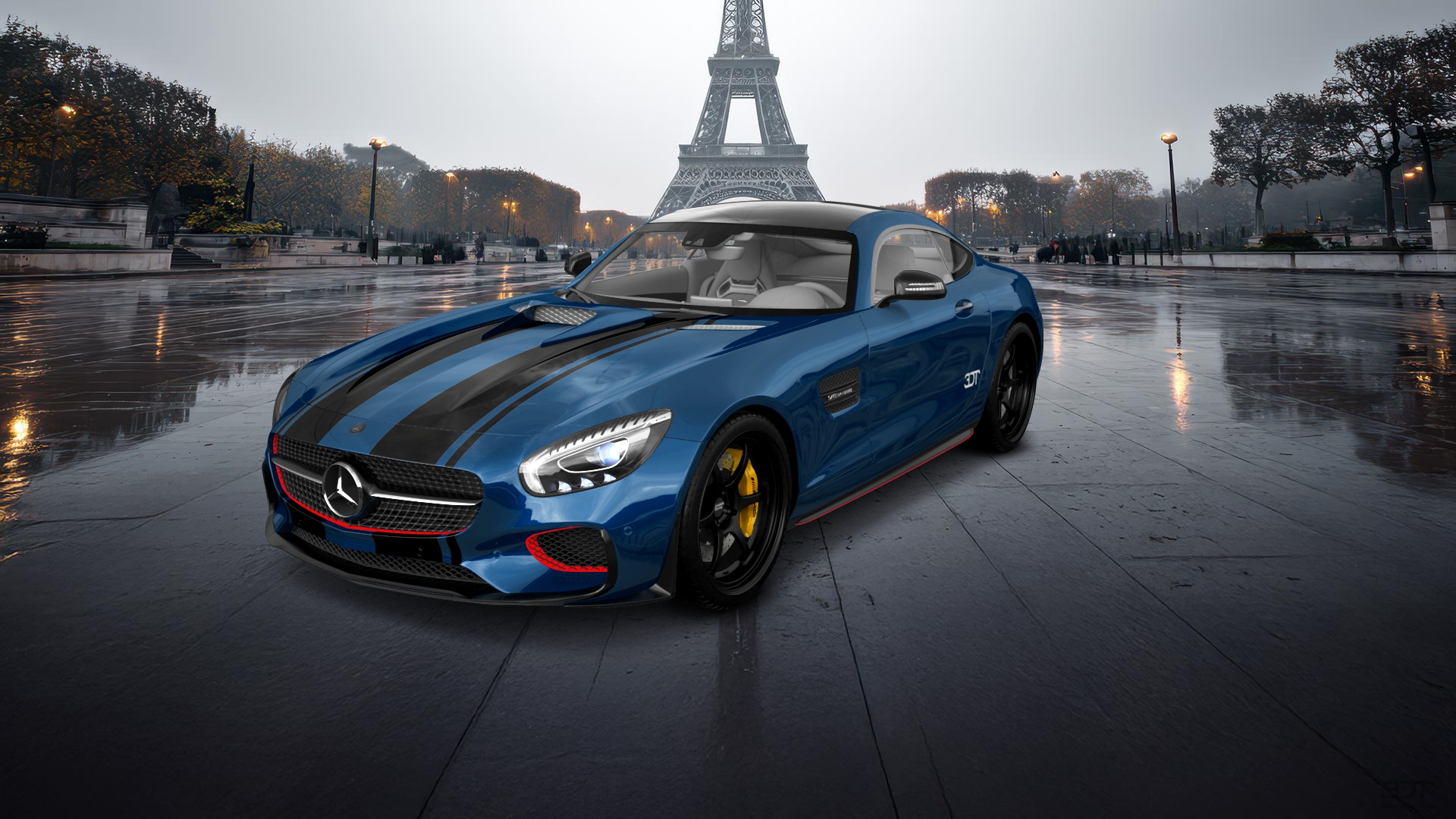 Mercedes AMG GT 2 door fastback coupe 2015 tuning