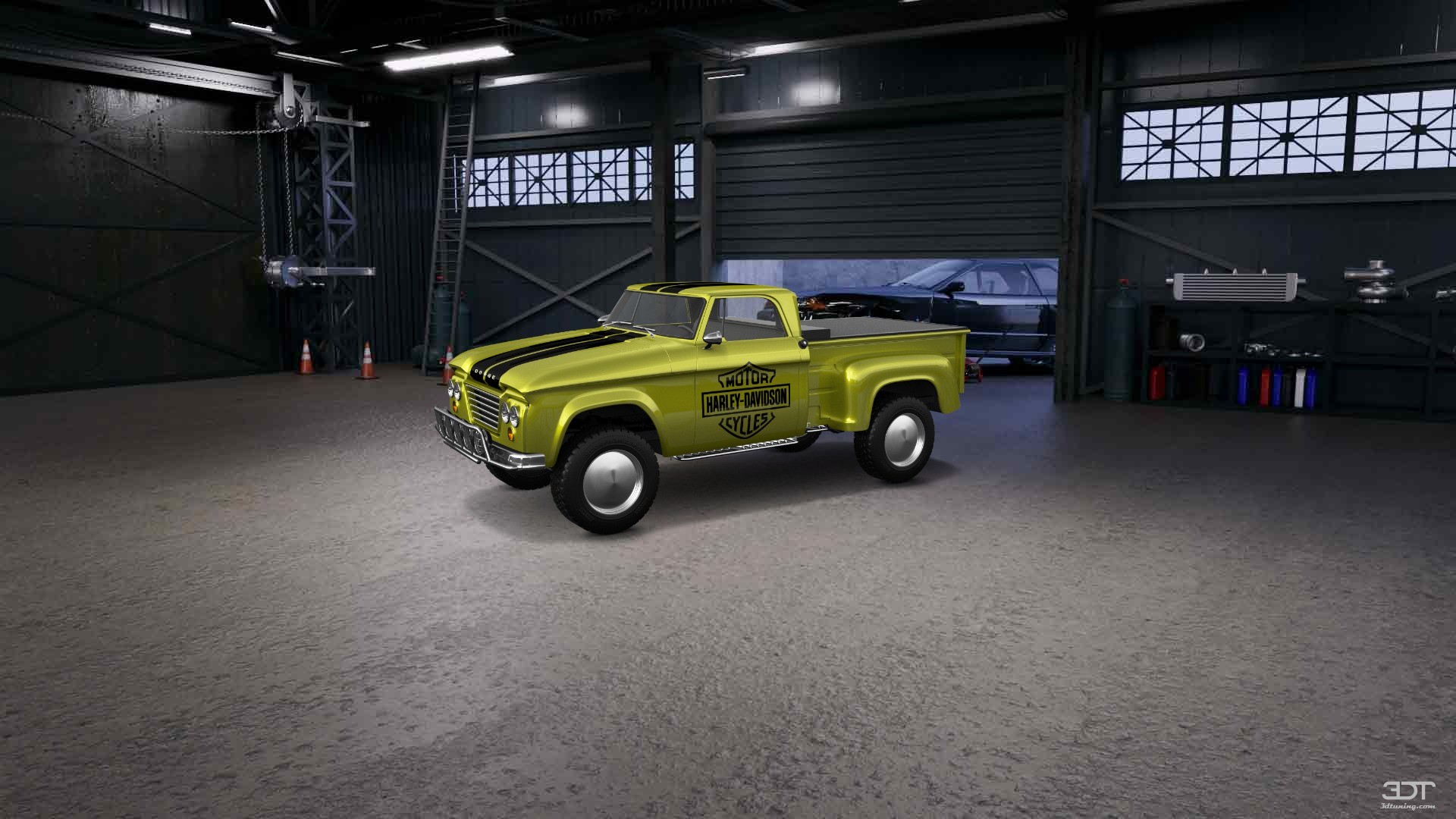 Dodge D-100 Stepside 2 Door pickup truck 1961 tuning