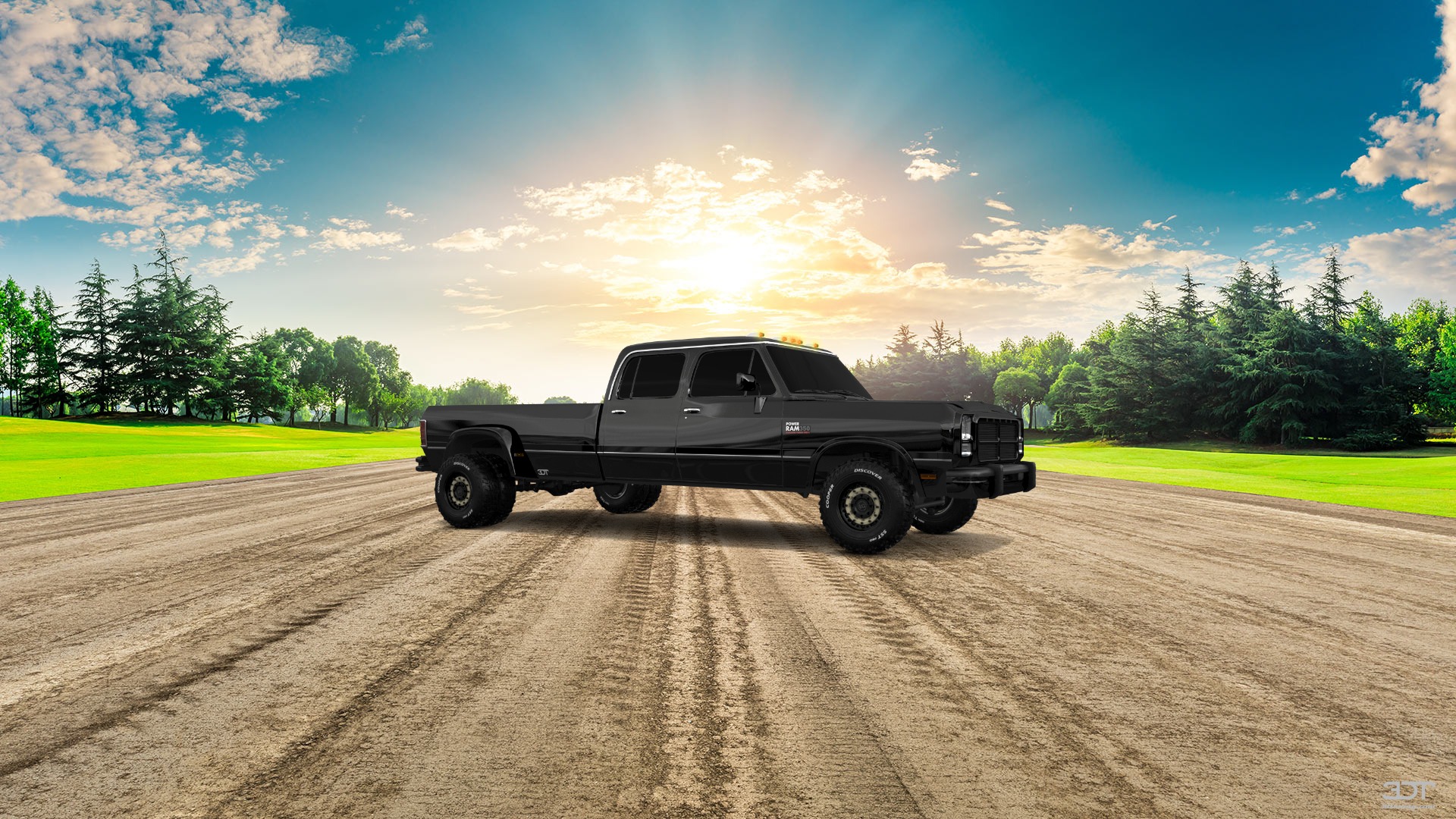 Dodge Ram 350 4 Door pickup truck 1991