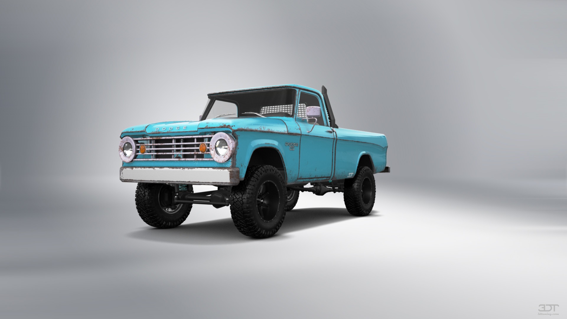 Dodge Power Wagon W200 2 Door pickup truck 1966 tuning